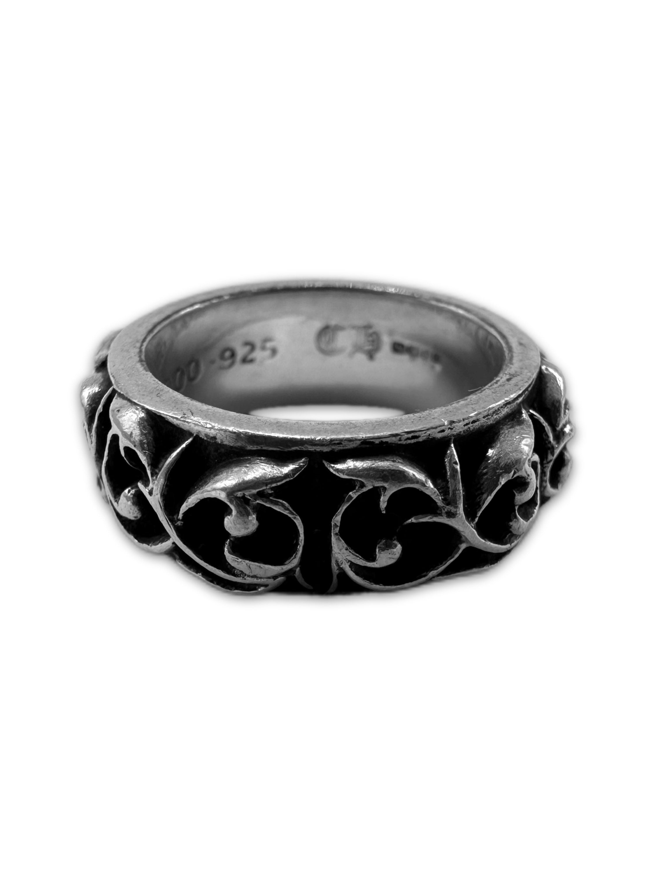 Chrome Hearts ‘Eternity Vine’ .925 Silver Etched Ring