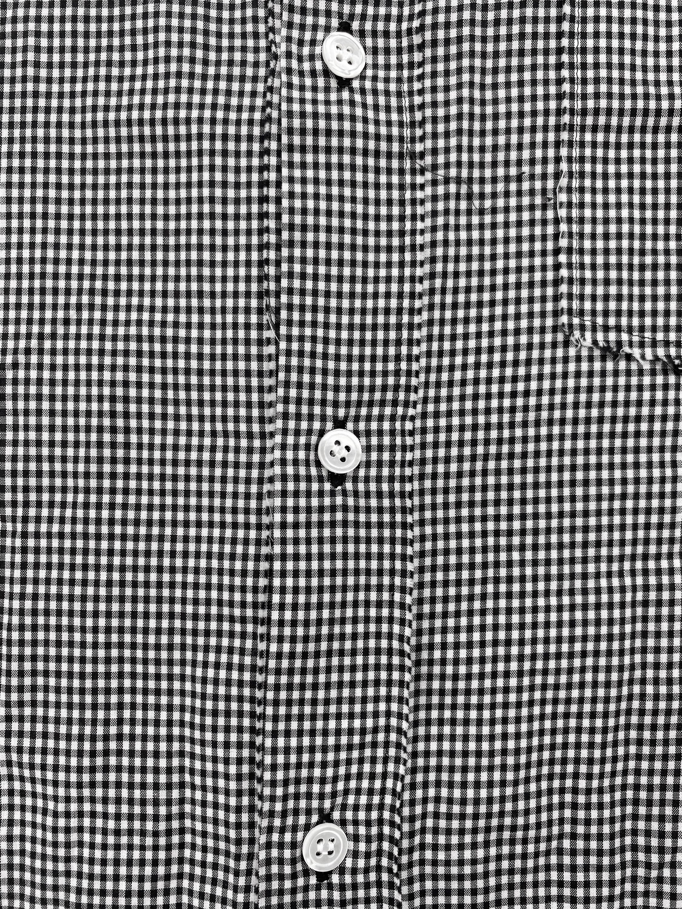 Undercover “No Gods No Masters” Didtressed Reverse Logo Button Up