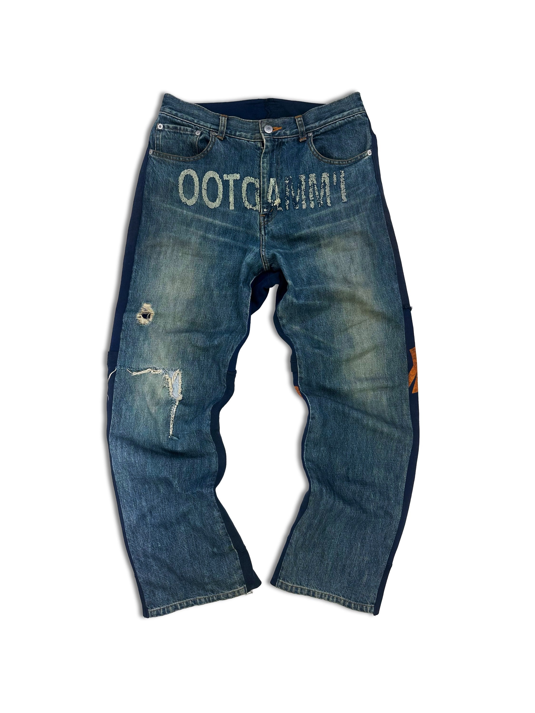 AW02 Undercover ‘I’MMADTOO’ Witches Cell Division Hybrid Denim