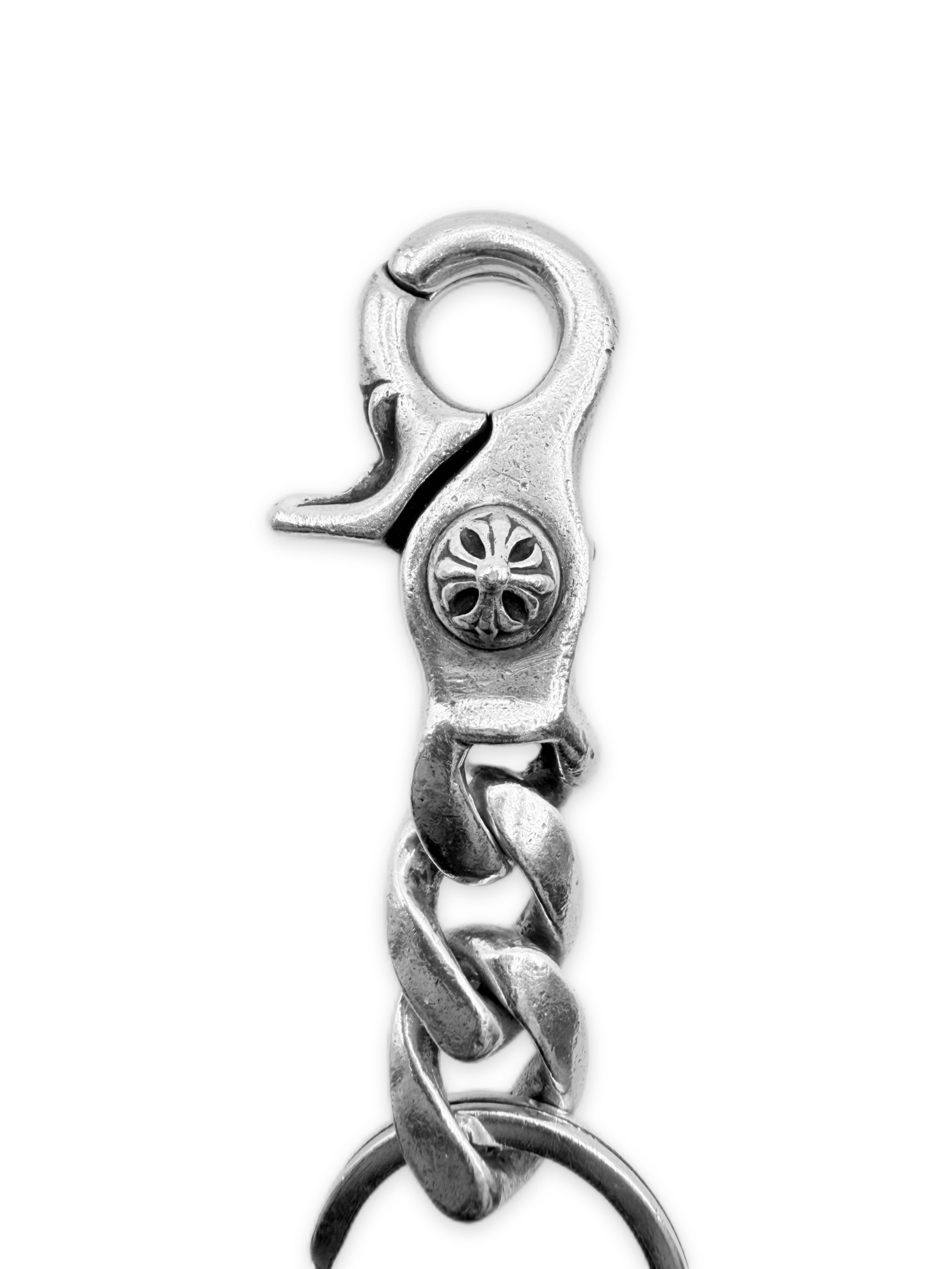 Chrome Hearts Cuban Link Dagger Lobster Clasp Keychain