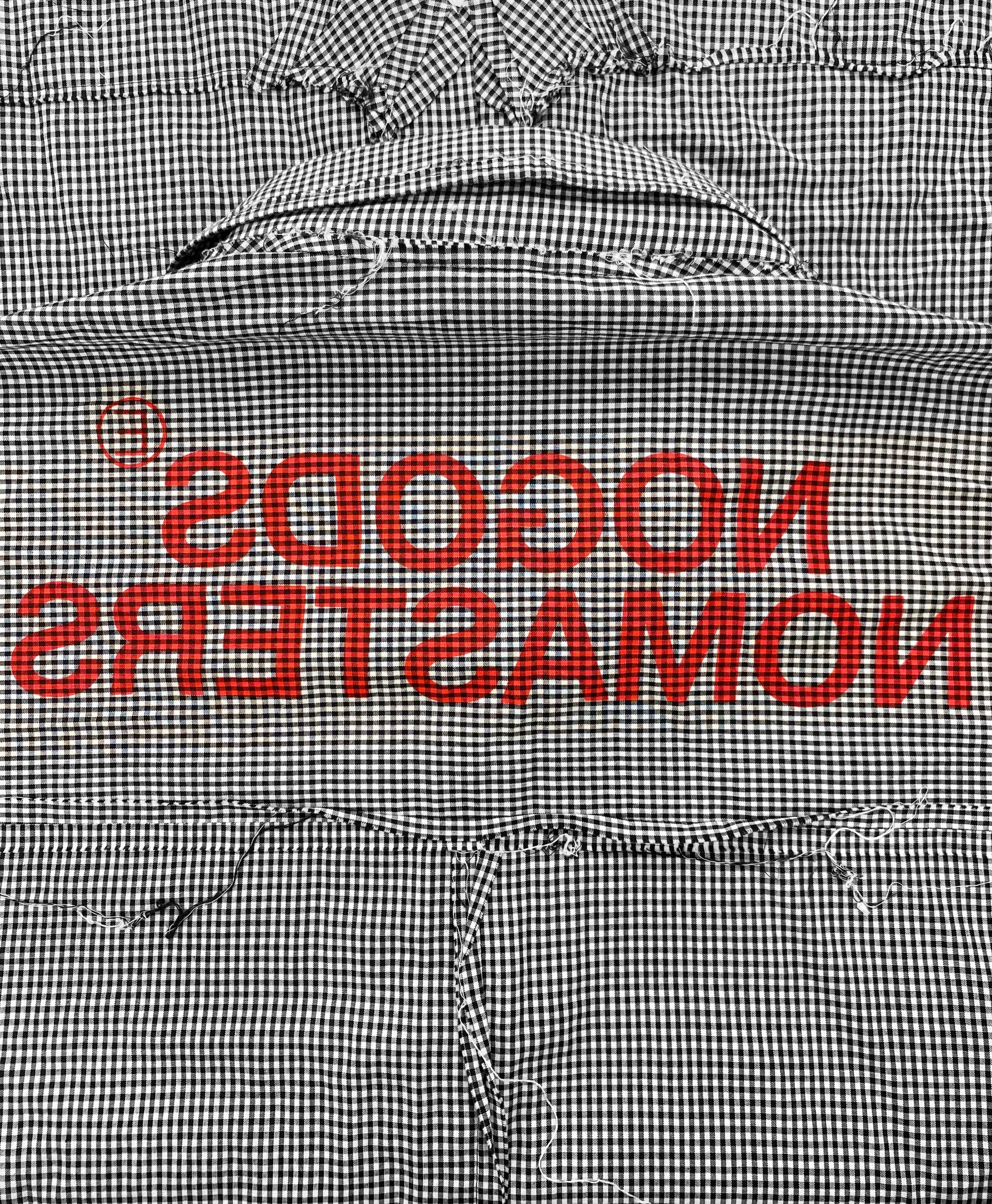 Undercover “No Gods No Masters” Didtressed Reverse Logo Button Up