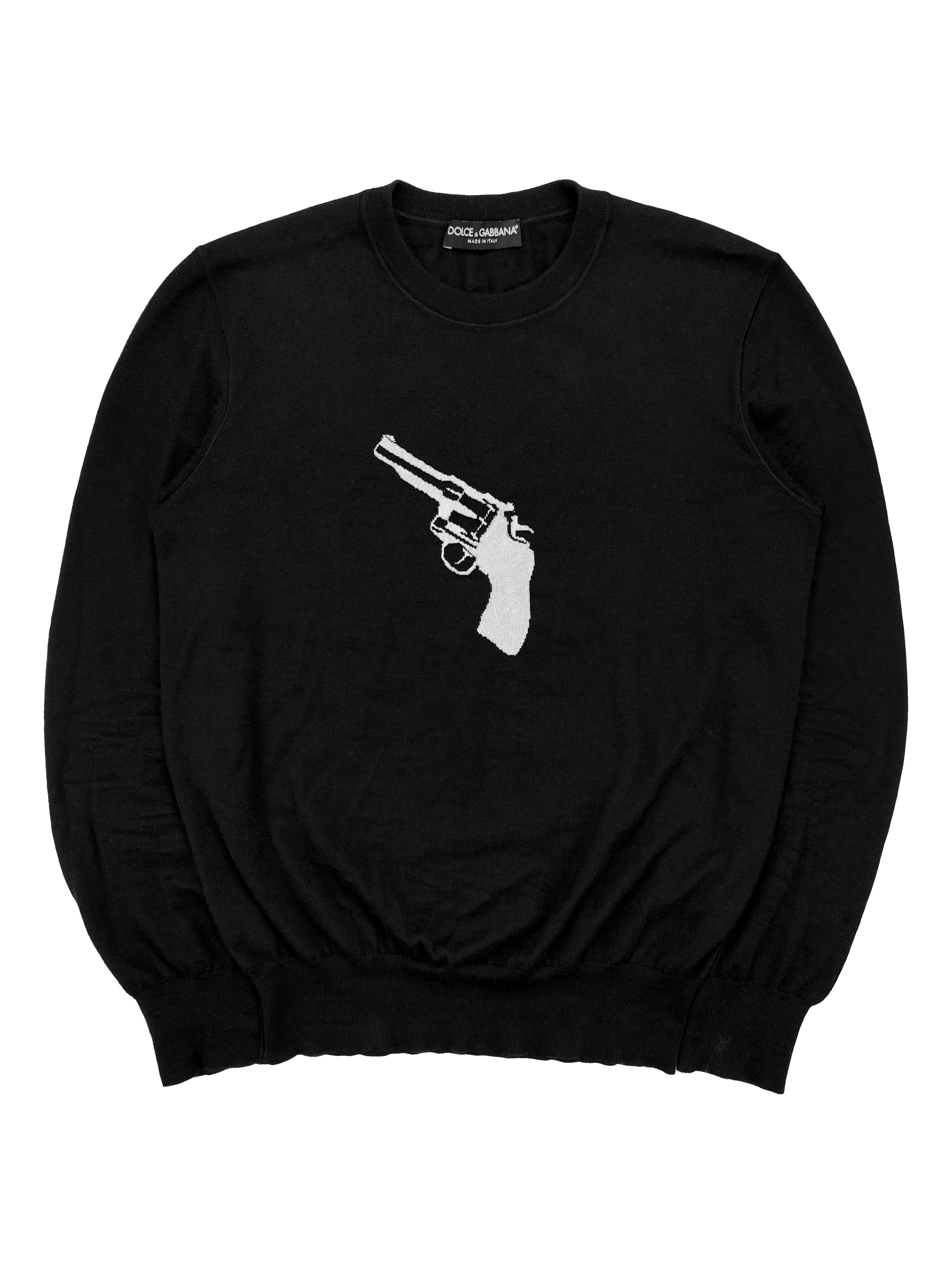 AW09 Dolce & Gabbana Cashmere Pistol Knitted Sweater