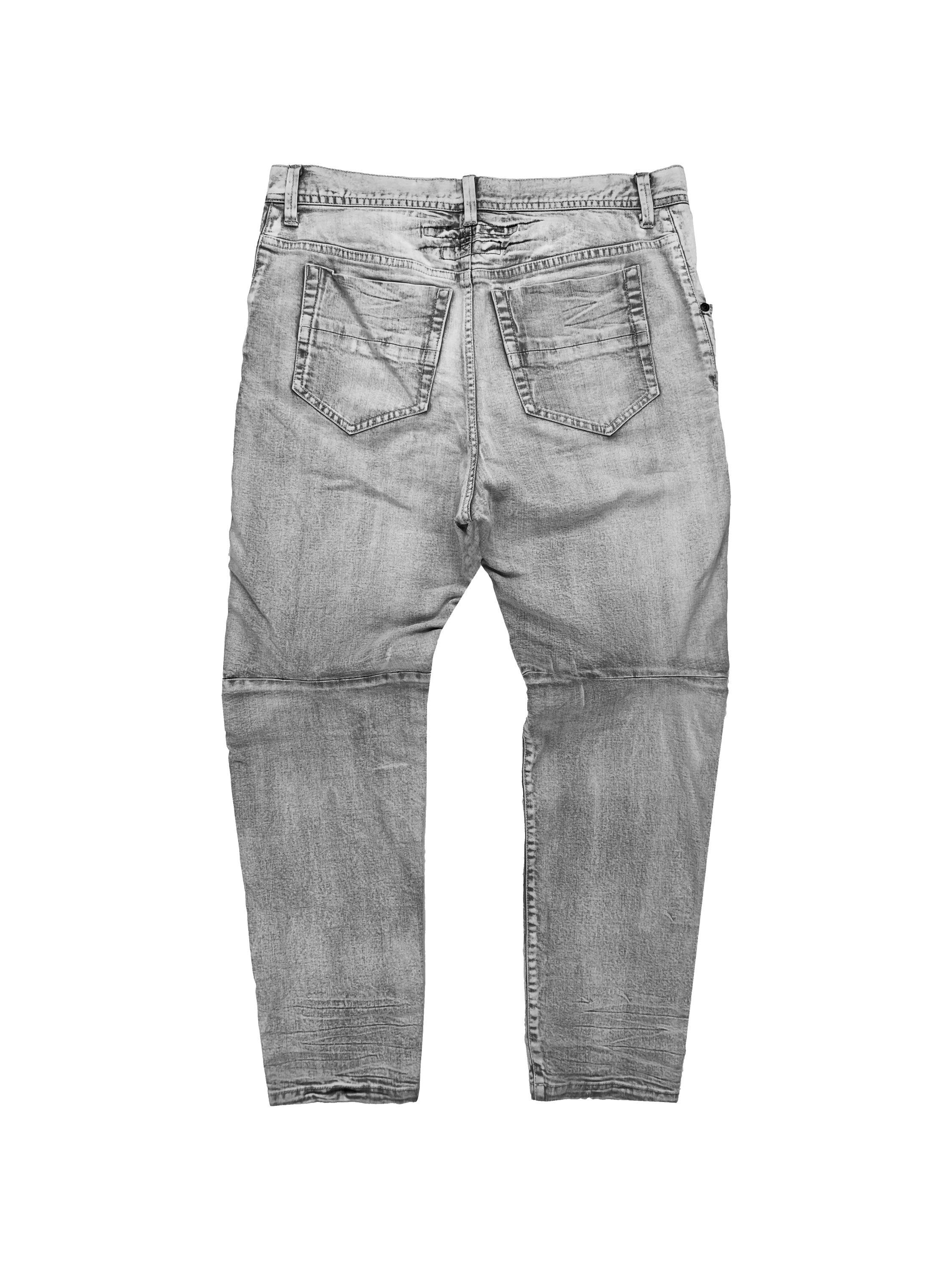 Sample Julius Distressed Stone Wash Reinforced Denim Jeans