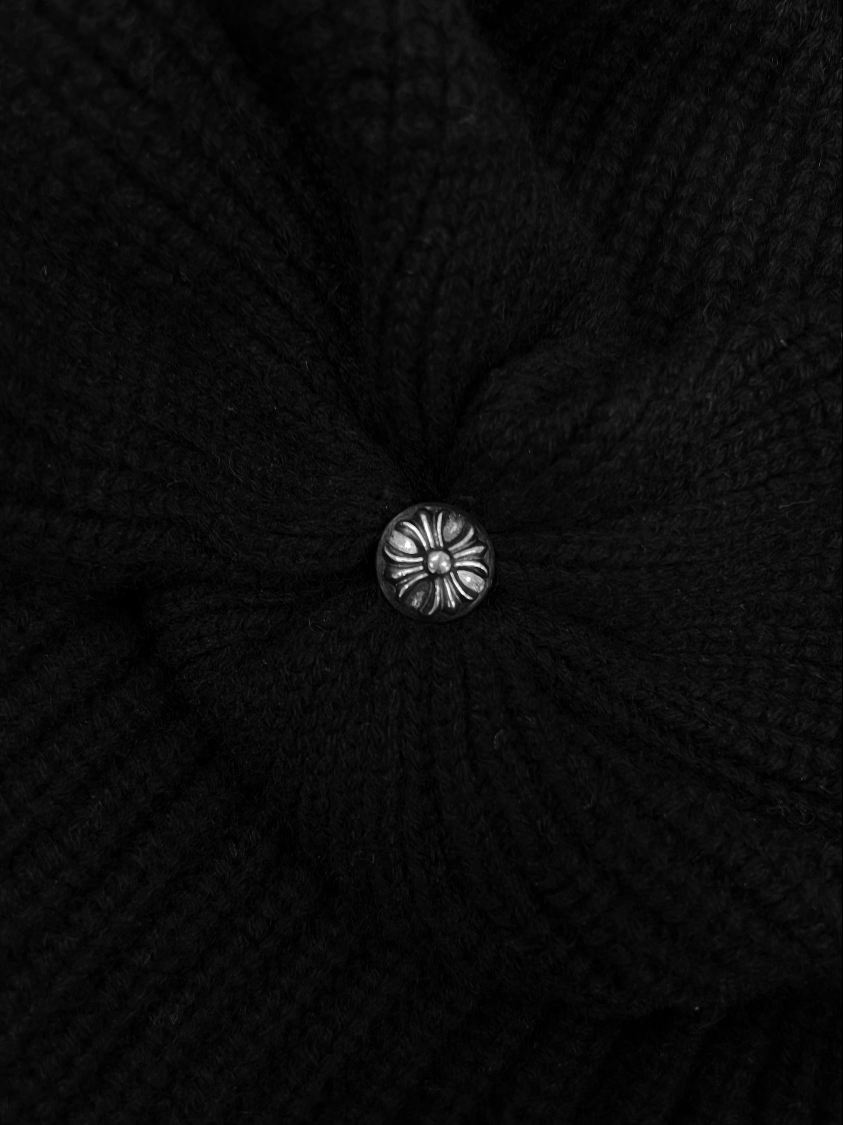 Chrome Hearts Red Triple Star Patch ‘Sludge’ Cashmere Beanie