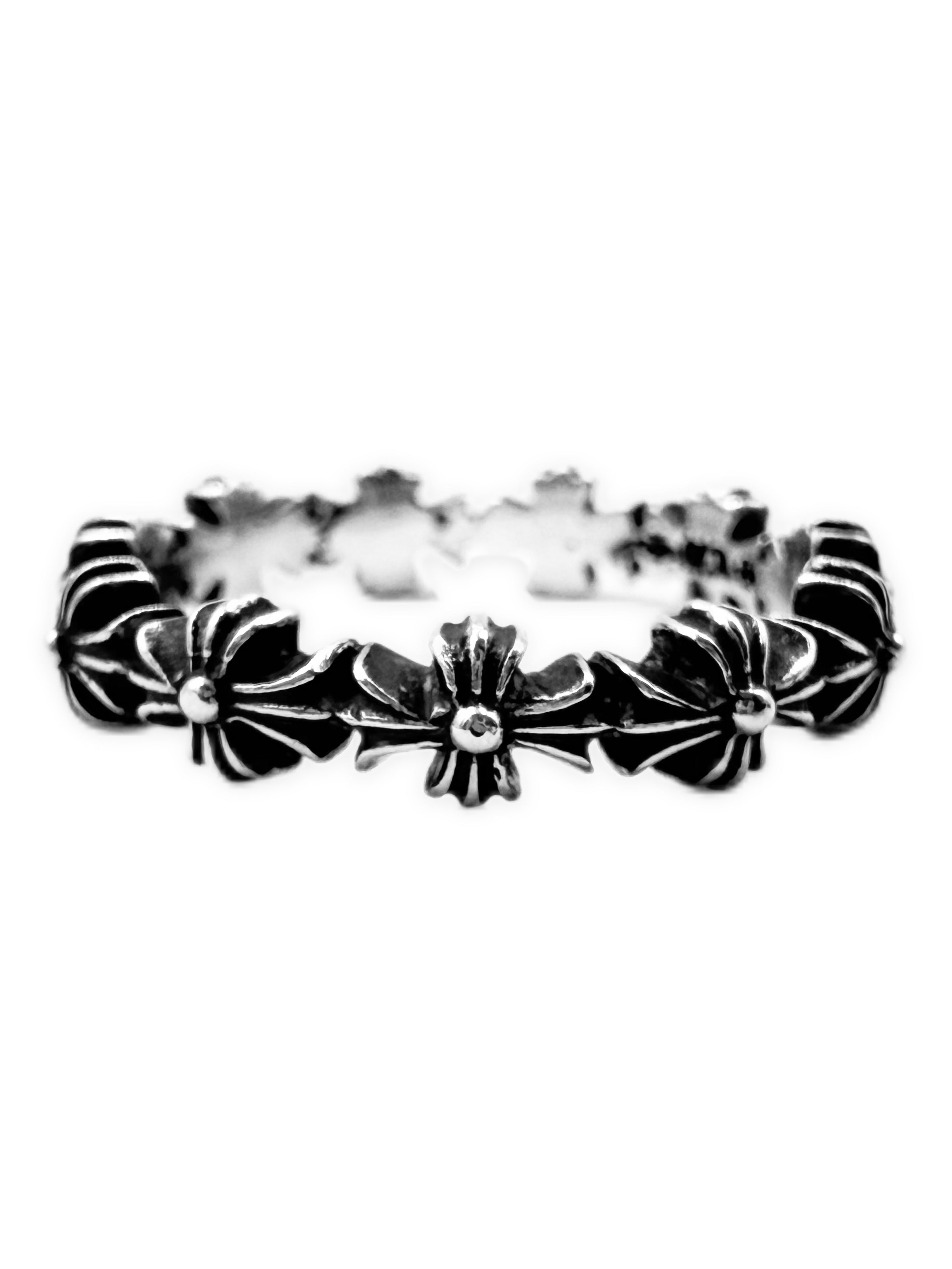 Chrome Hearts Tiny E Cross .925 Silver Ring