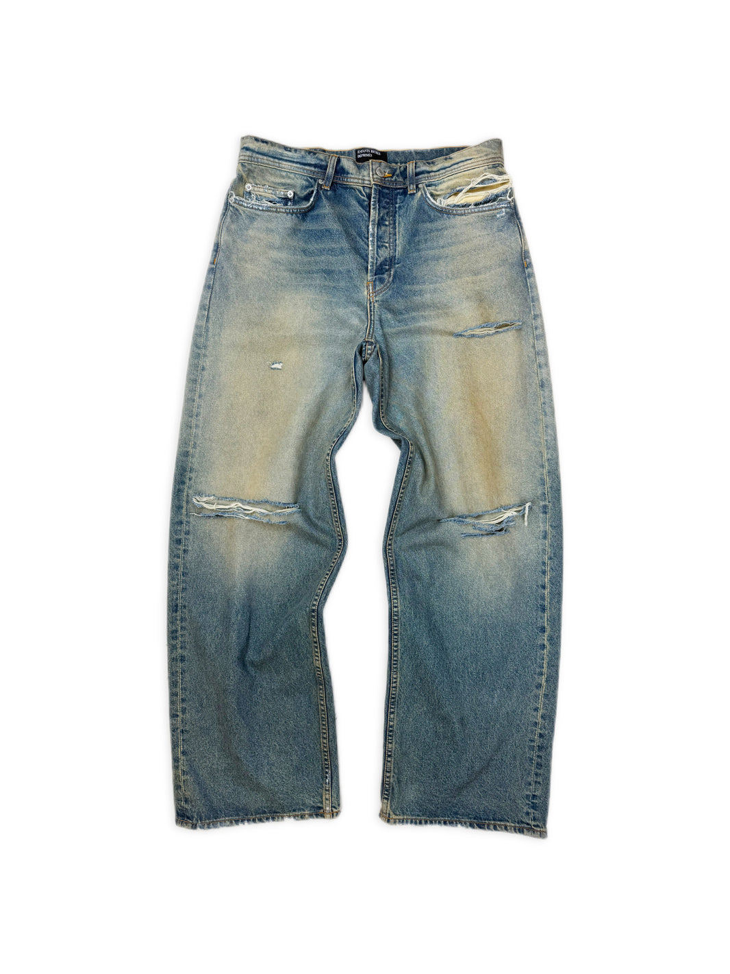 SS24 Enfants Riches Deprimes ‘Corpse Pose’ Sand Wash Denim