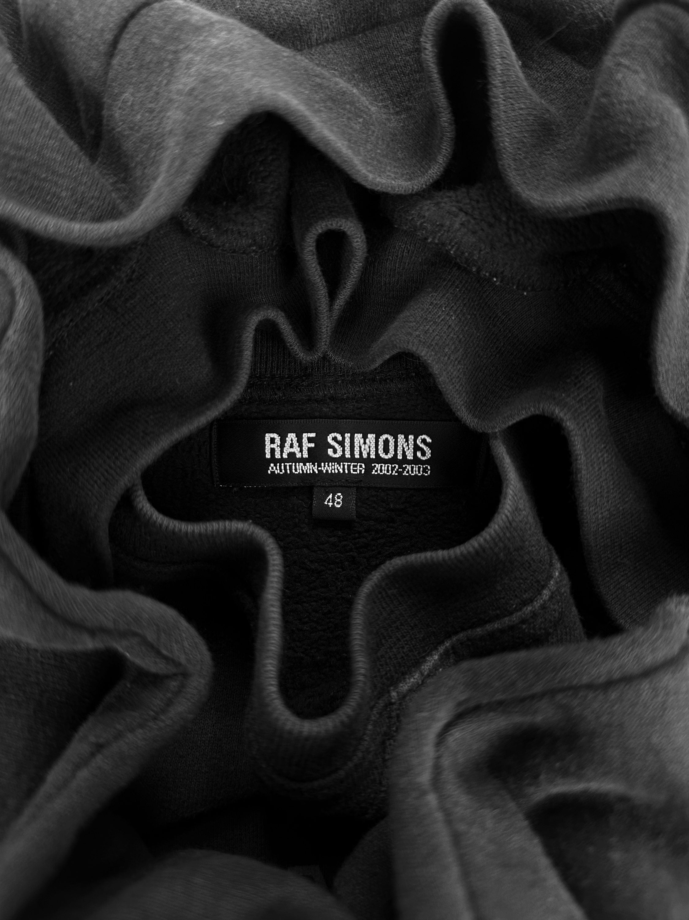AW02 Raf Simons ‘Virginia Creeper’ Collegiate Logo Crewneck