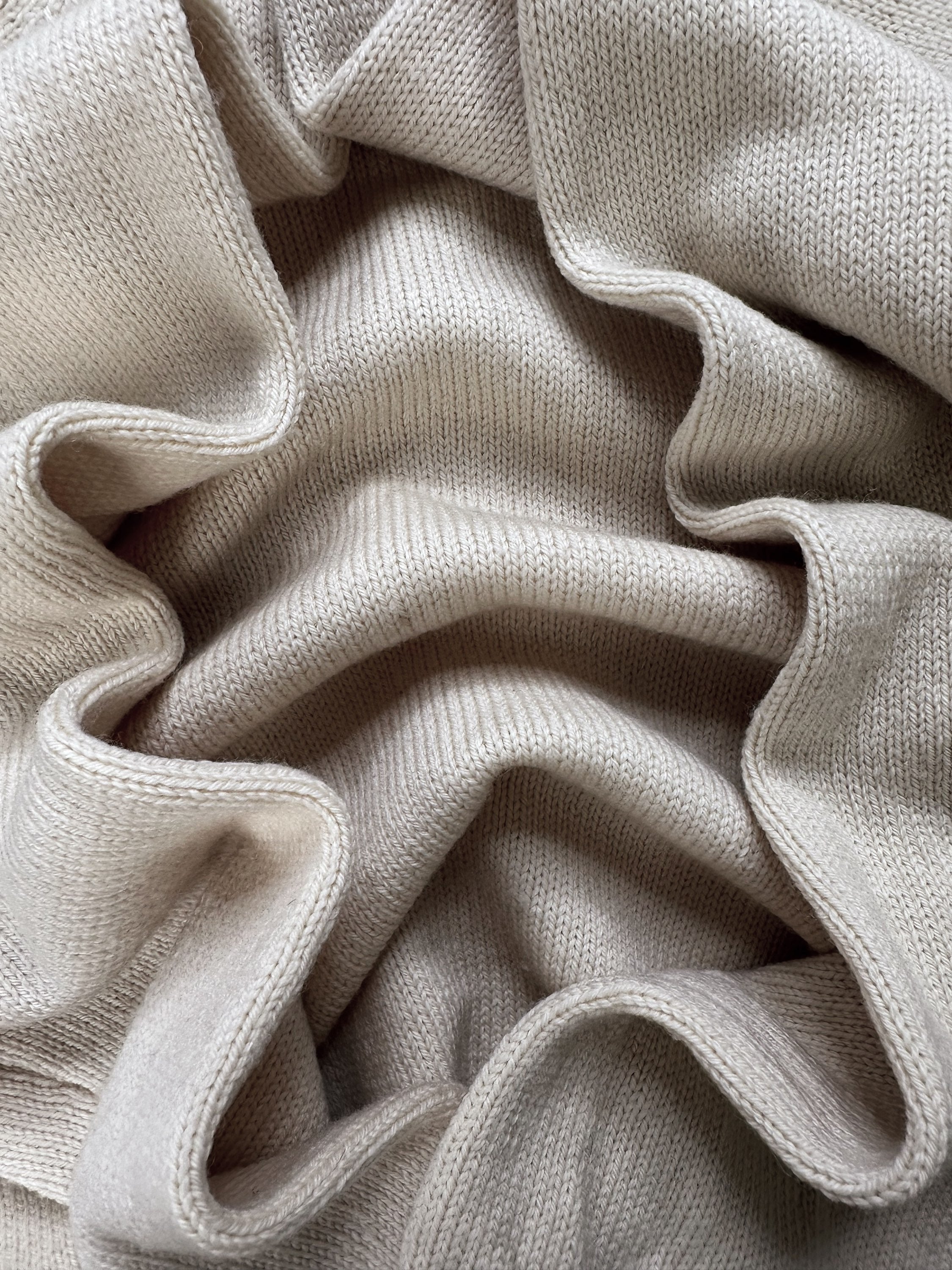 AW99 Helmut Lang Cream Heavy Weight Knitted Sweater