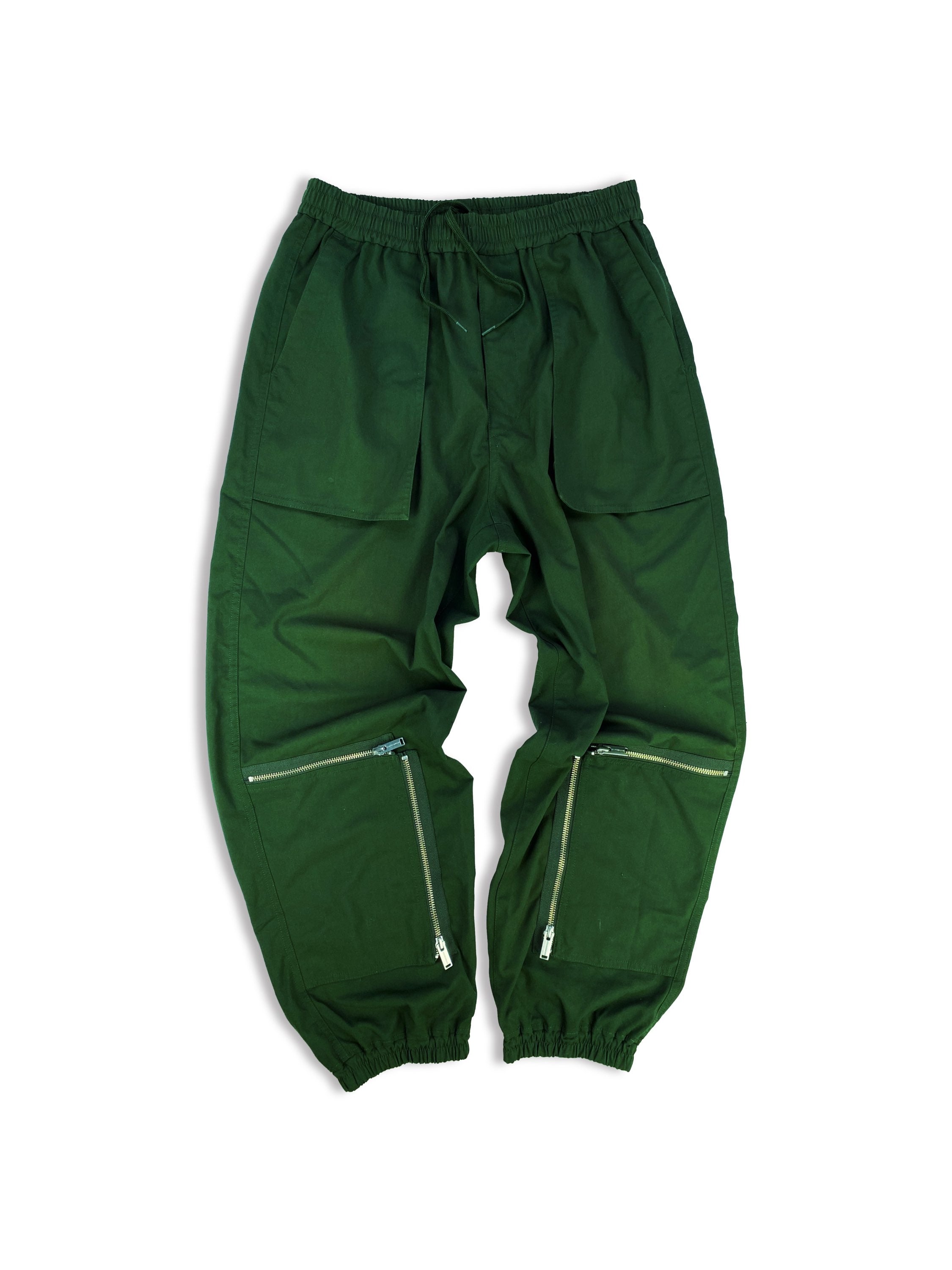 Undercover Forest Green Multi-zip Cargo Pocket Pants