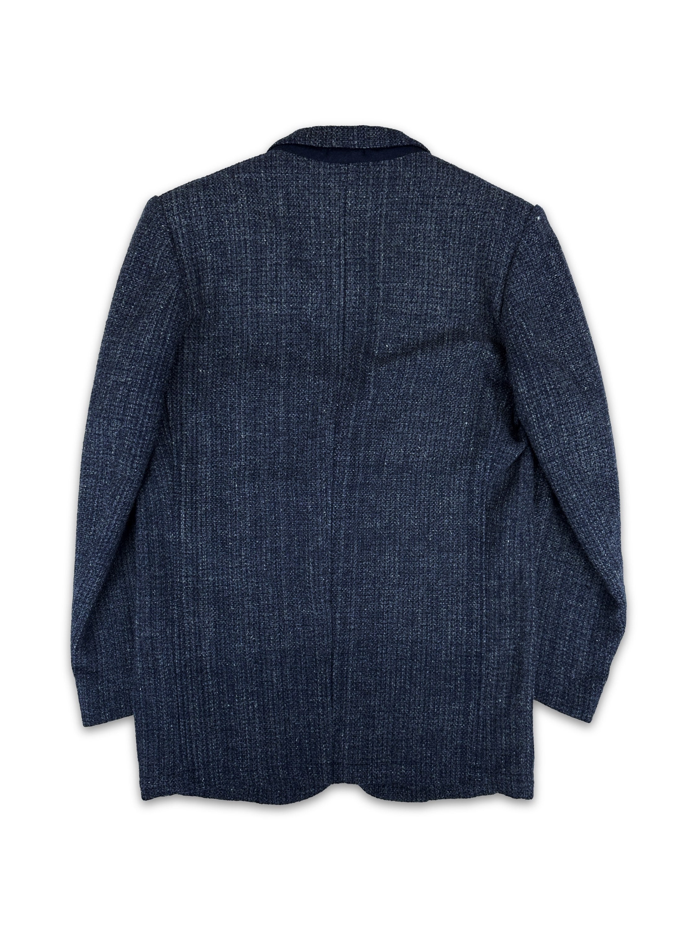 Yohji Yamamoto Y’s Blue Tweed Double Breasted Jacket