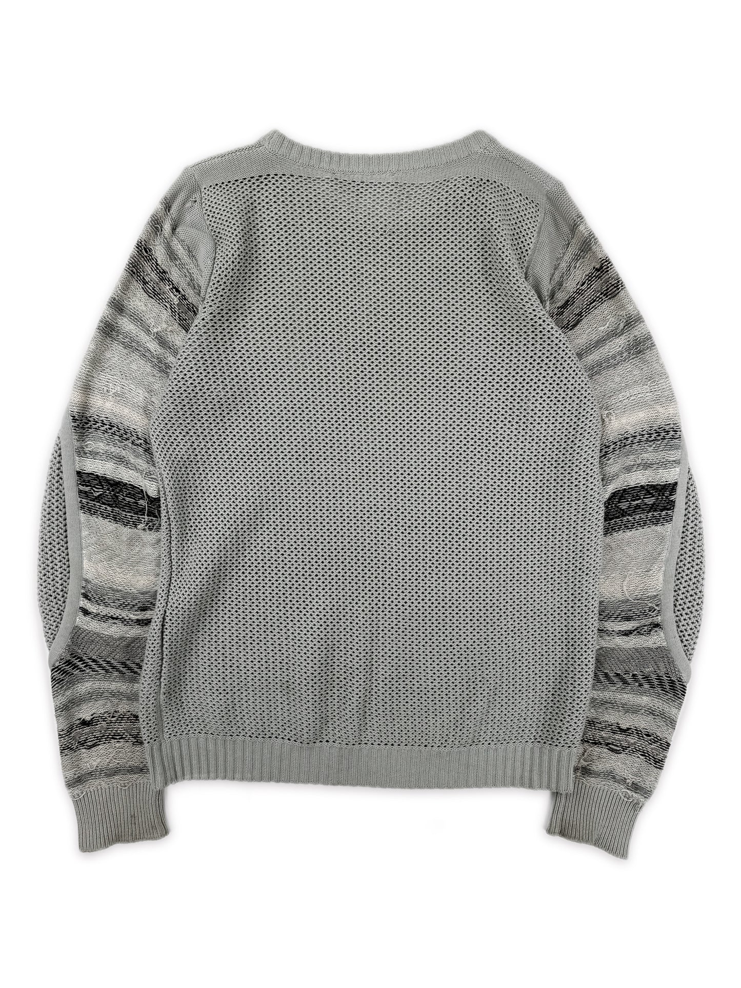 SS06 Raf Simons ‘Icarus Surgit’ Elbow Cut Out Knitted Sweater