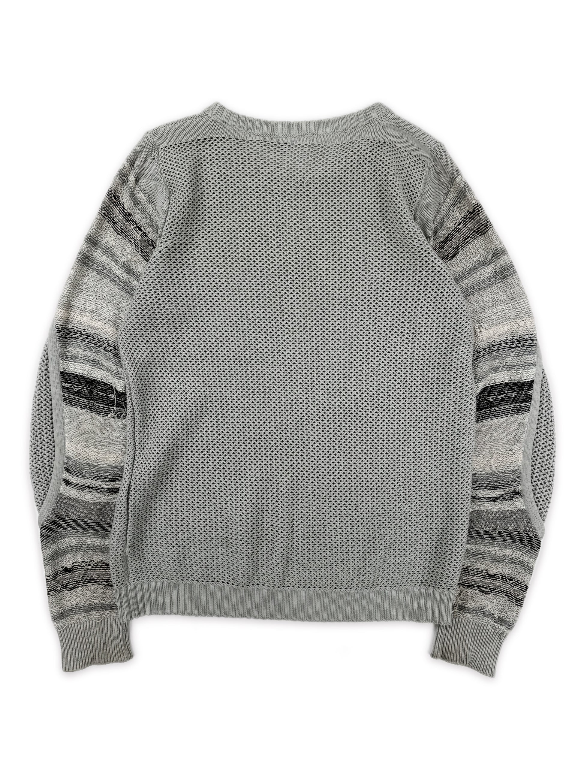 SS06 Raf Simons ‘Icarus Surgit’ Elbow Cut Out Knitted Sweater