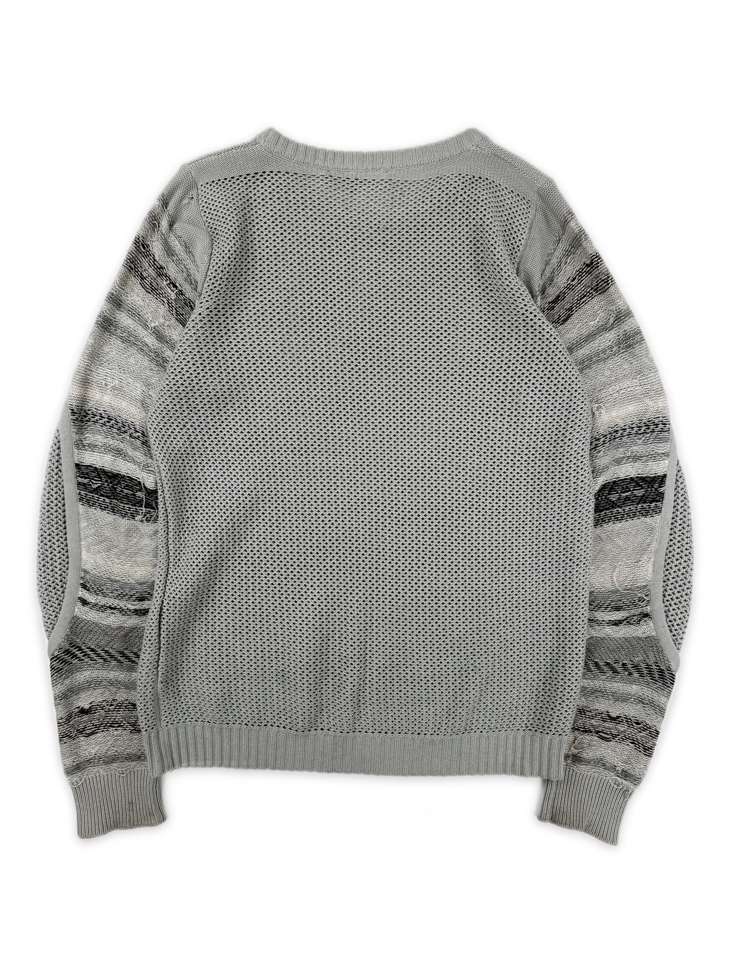SS06 Raf Simons ‘Icarus Surgit’ Elbow Cut Out Knitted Sweater