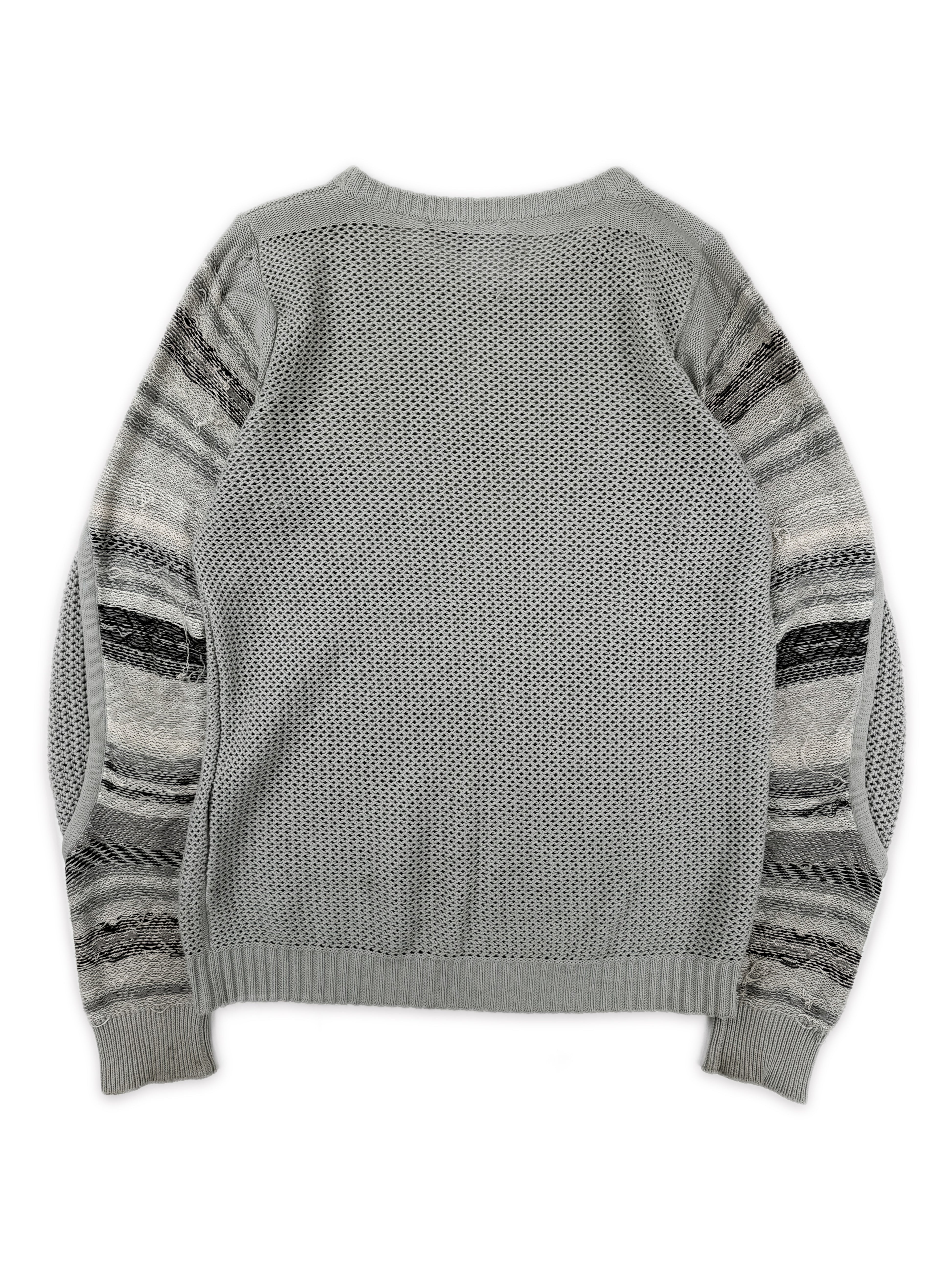 SS06 Raf Simons ‘Icarus Surgit’ Elbow Cut Out Knitted Sweater