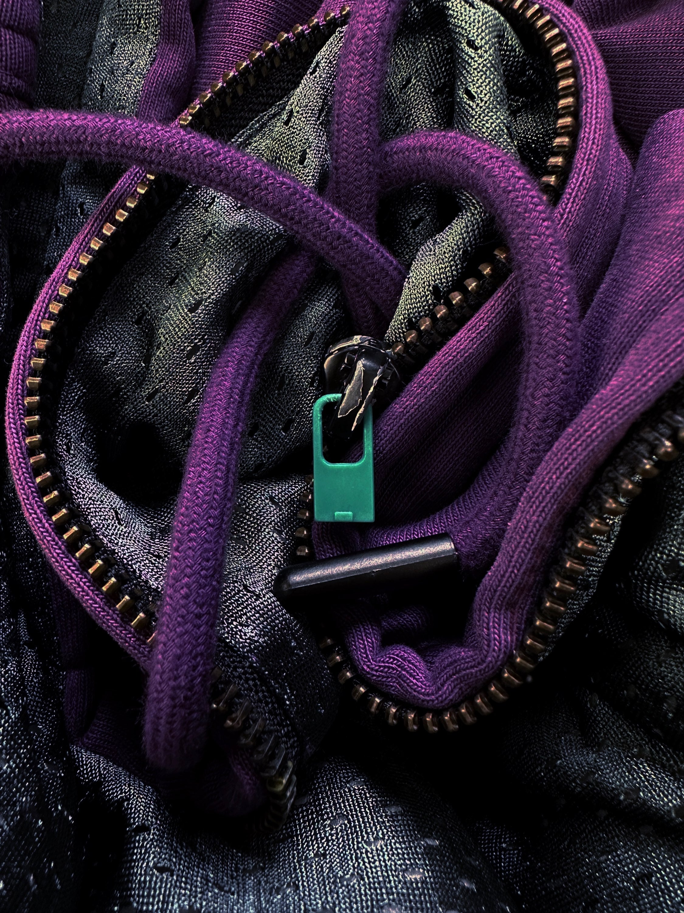 Hoodbyair 1/1 UNRELEASED SAMPLE ‘Reversible’ Plum Bomber Jacket