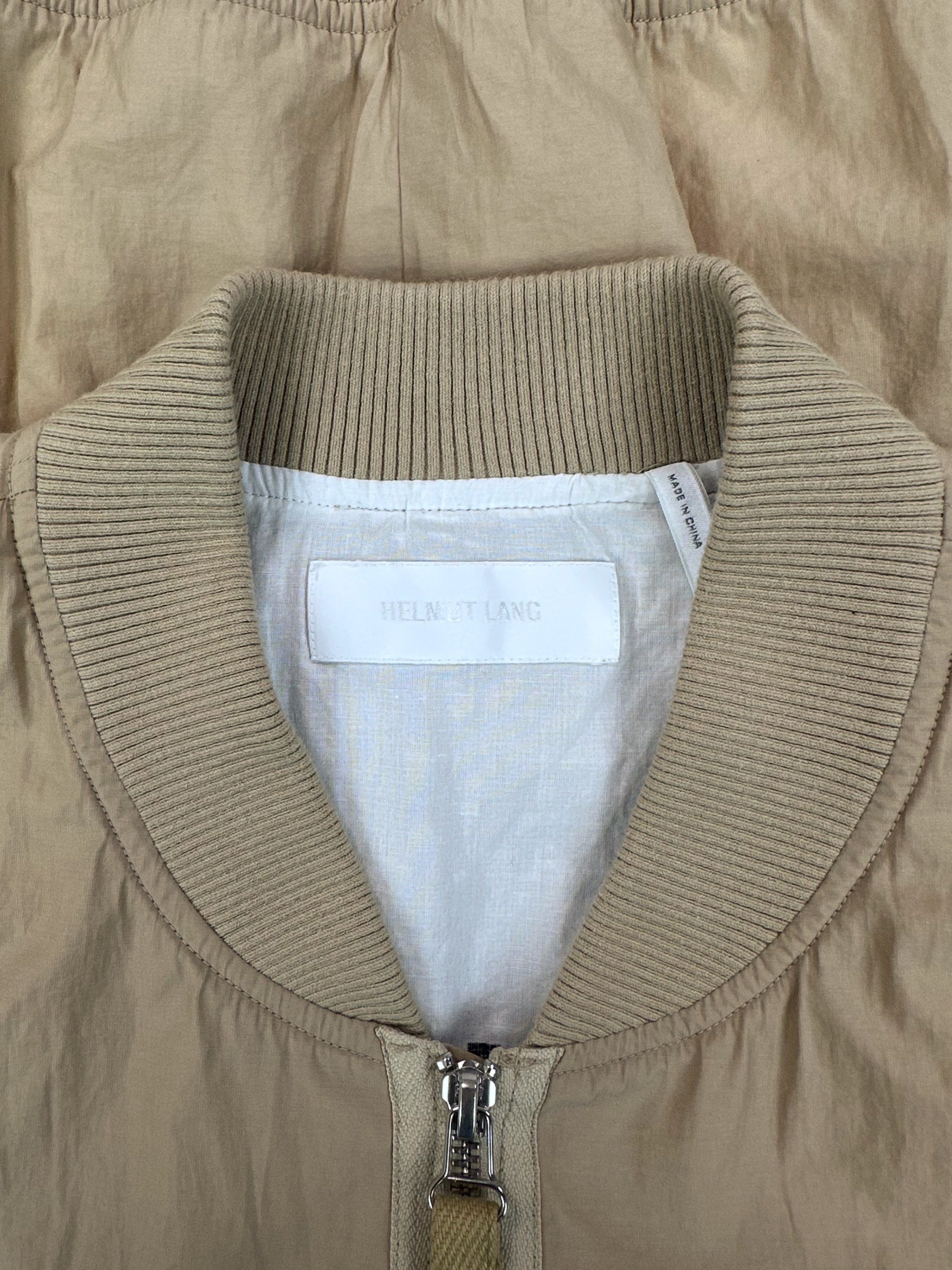 Helmut Lang ‘Translucent’ Back Logo MA-1 Parachute Bomber Jacket