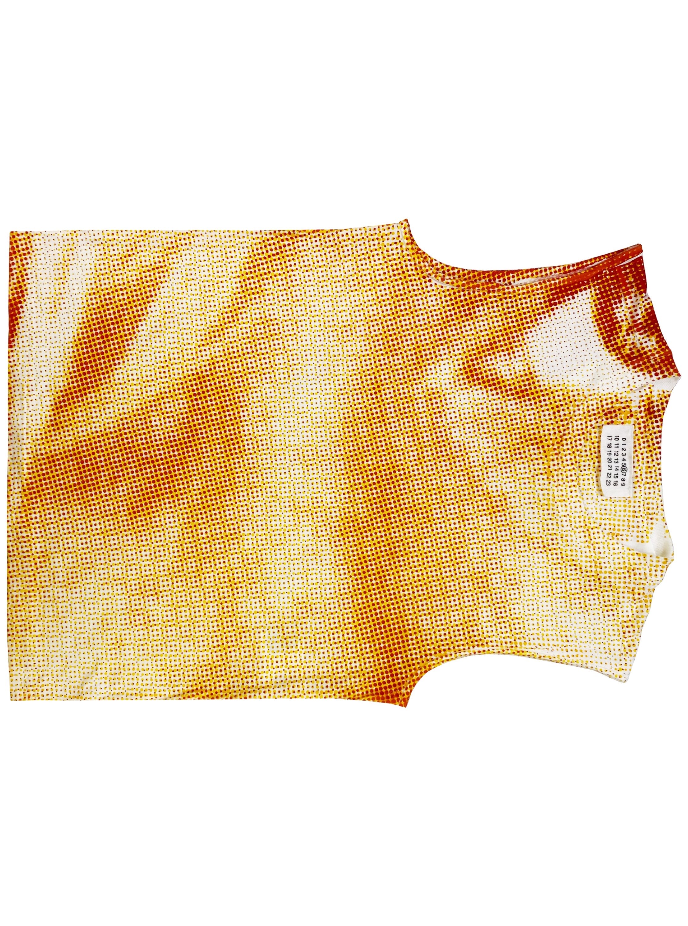 SS04 Margiela MM6 Full Print Graphic Face Tank Top