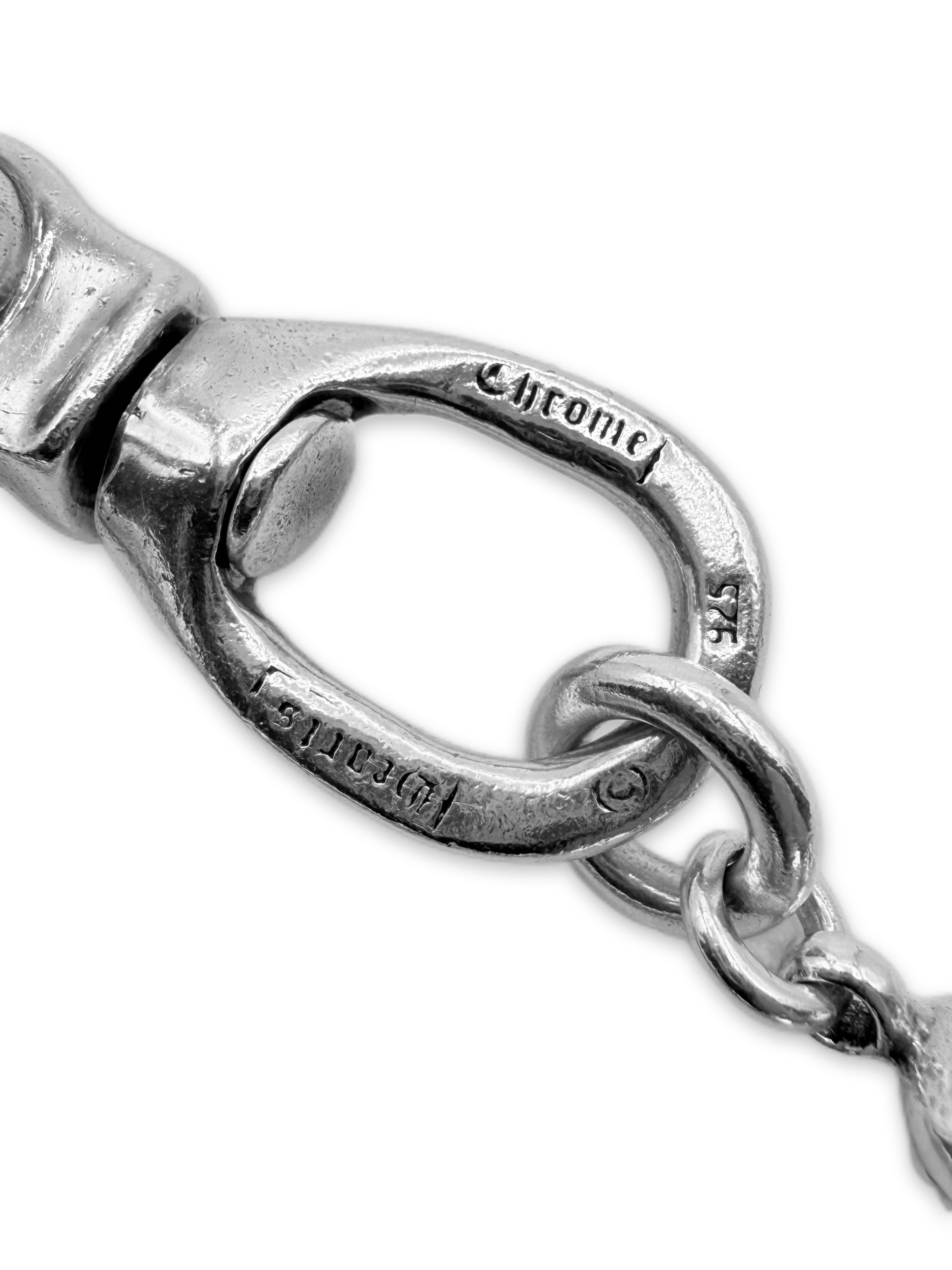 Chrome Hearts ‘Cross Ball’ 16 Link Double Lobster Clasp Wallet Chain