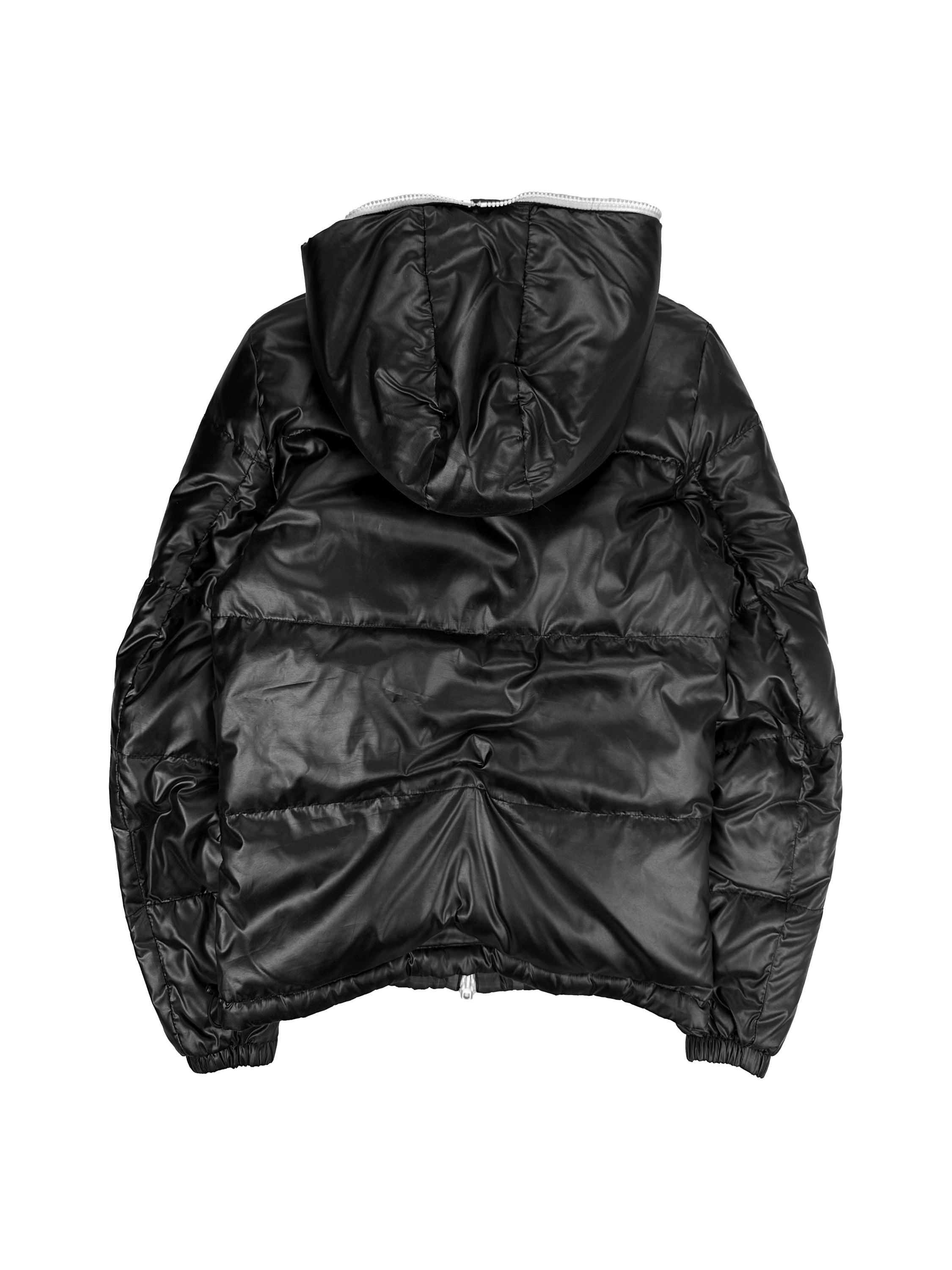 00s Tete Homme Full-zip ‘Gimp’ Mask Down Fill Puffer Jacket
