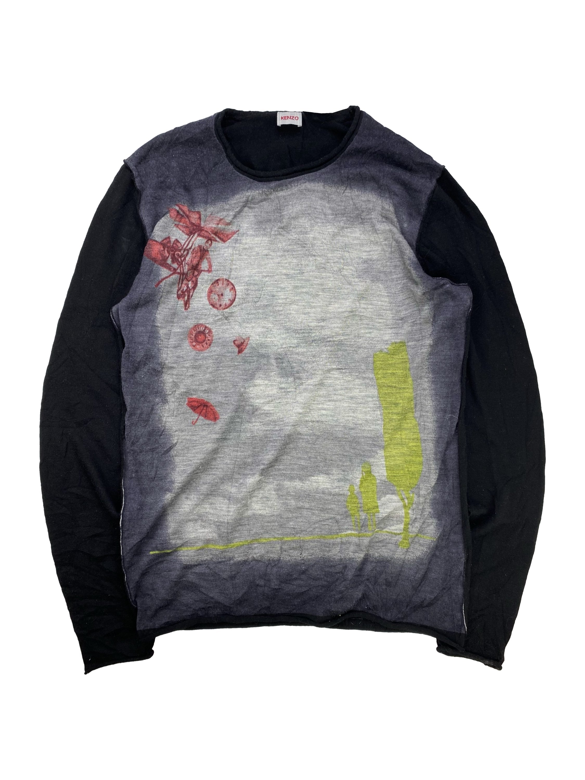 Kenzo Lightweight Fairy Sketch Knitted Longsleeve