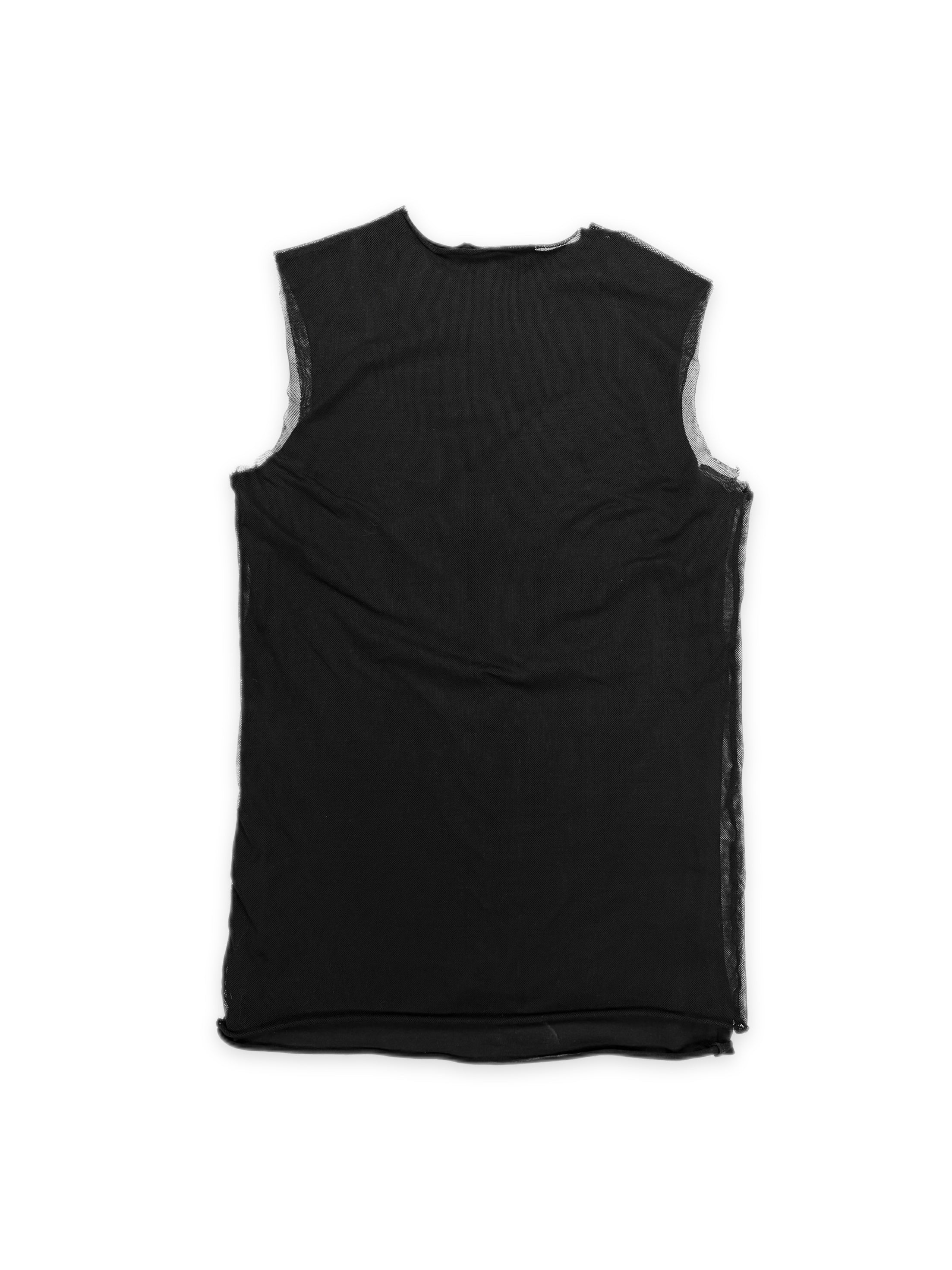 SS03 Raf Simons ‘Consumed’ Resisted Mesh Layered Sleeveless Tank Top