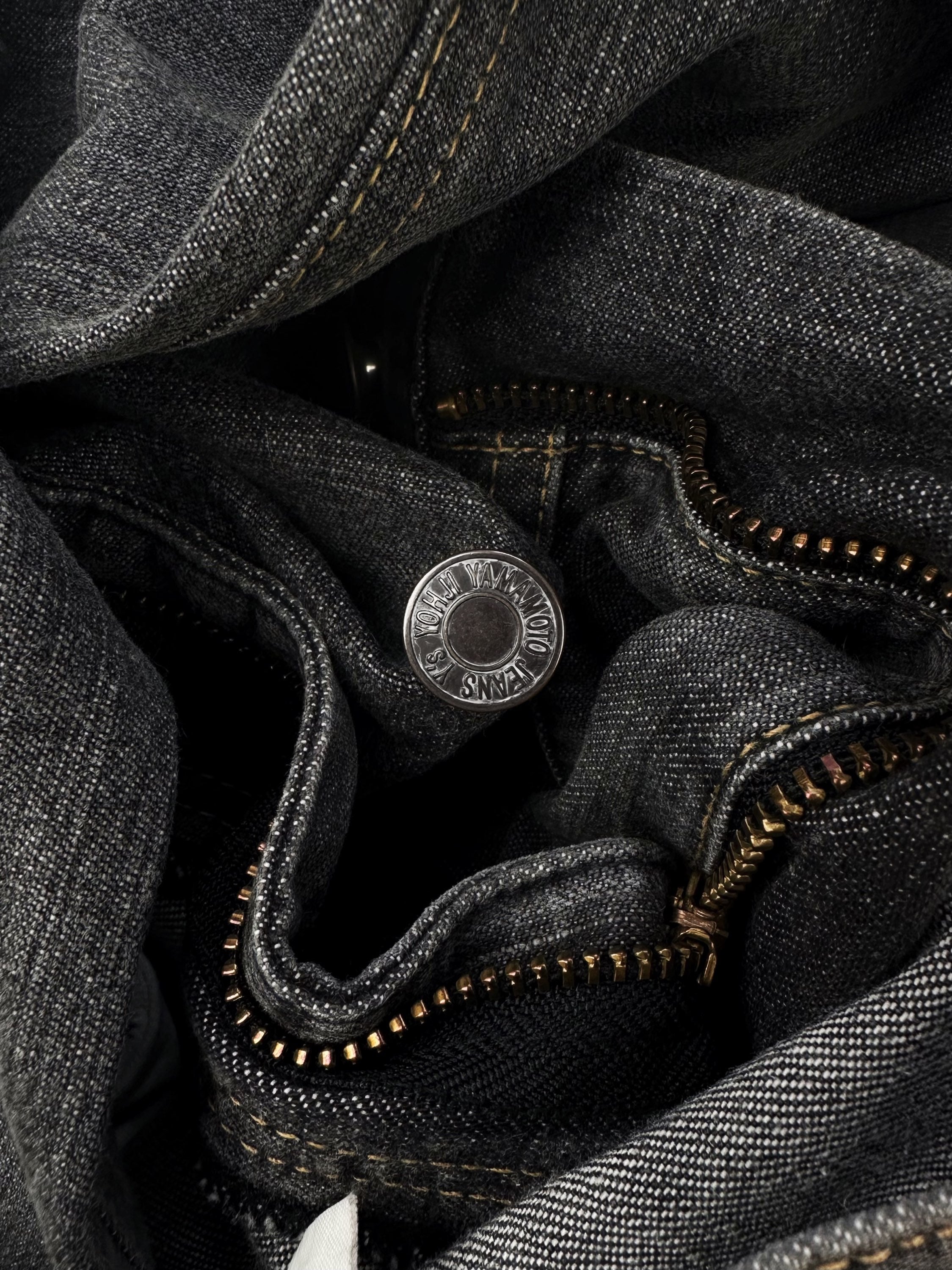 90s Yohji Yamamoto Y’s ‘Sideways’ Multi-Pocket Asymmetric Denim