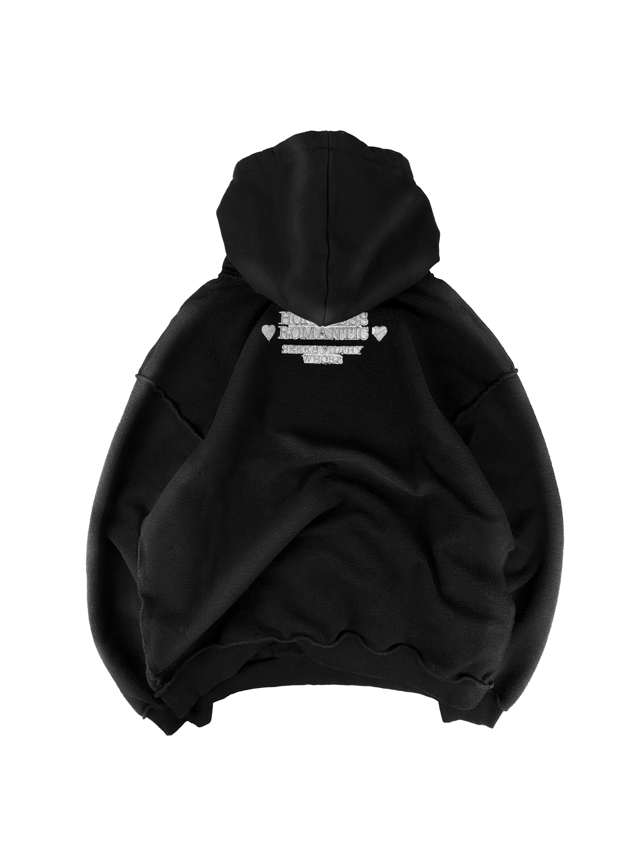 AW19 Vetements ‘Fuck’ Inside Out Patched Oversized Hoodie