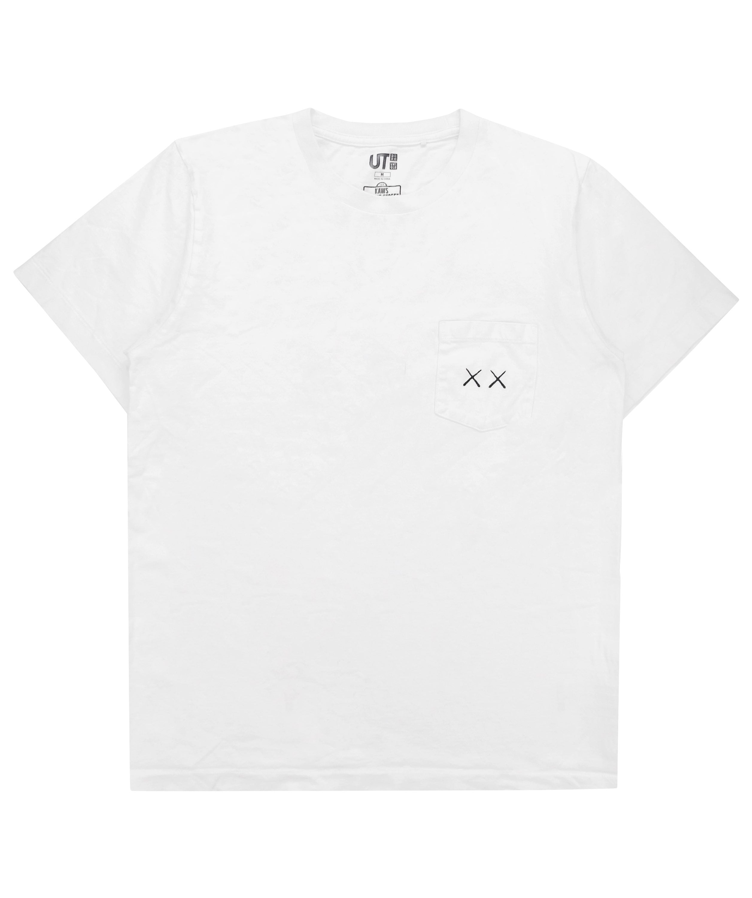 Kaws x Uniqlo Sesame Street White Portrait Graphic T-Shirt