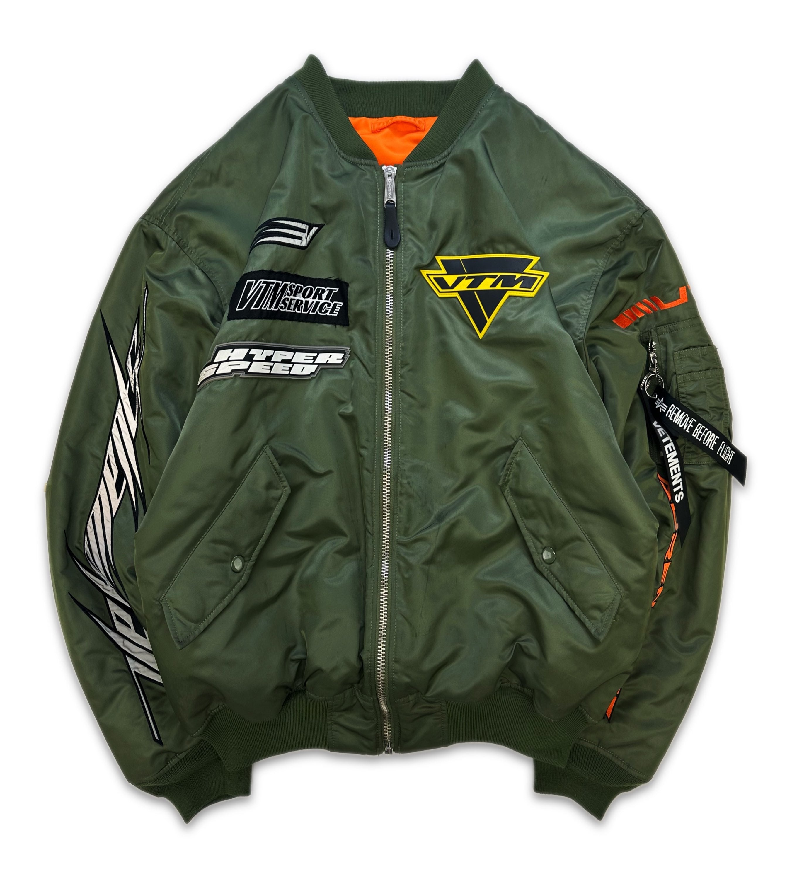 AW21 Vêtements x Alpha Industries MA-1 ‘Racing’ Bomber Jacket