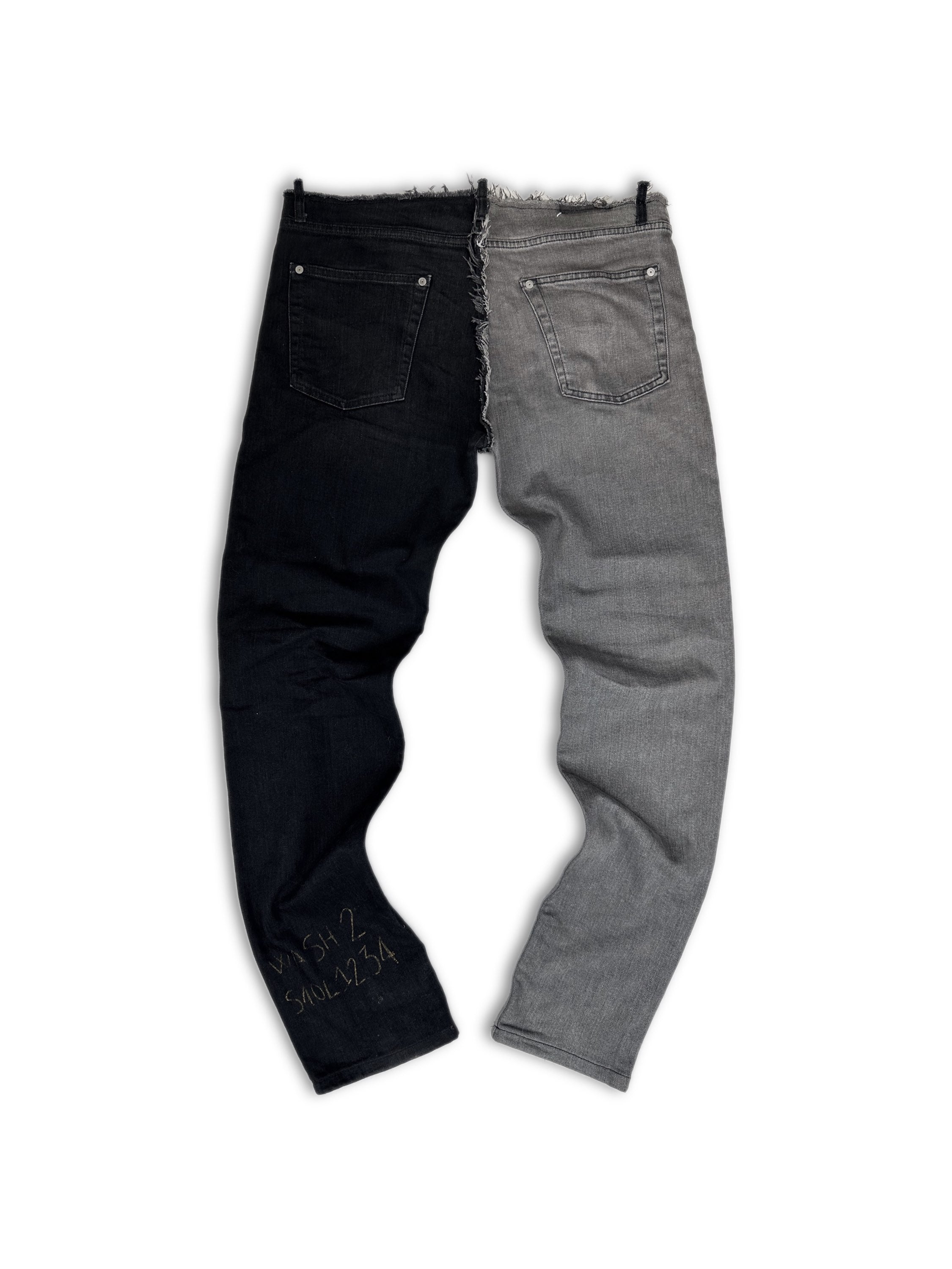 SS21 Maison Margiela ‘Split’ Wash 1 Wash 2 Script Denim
