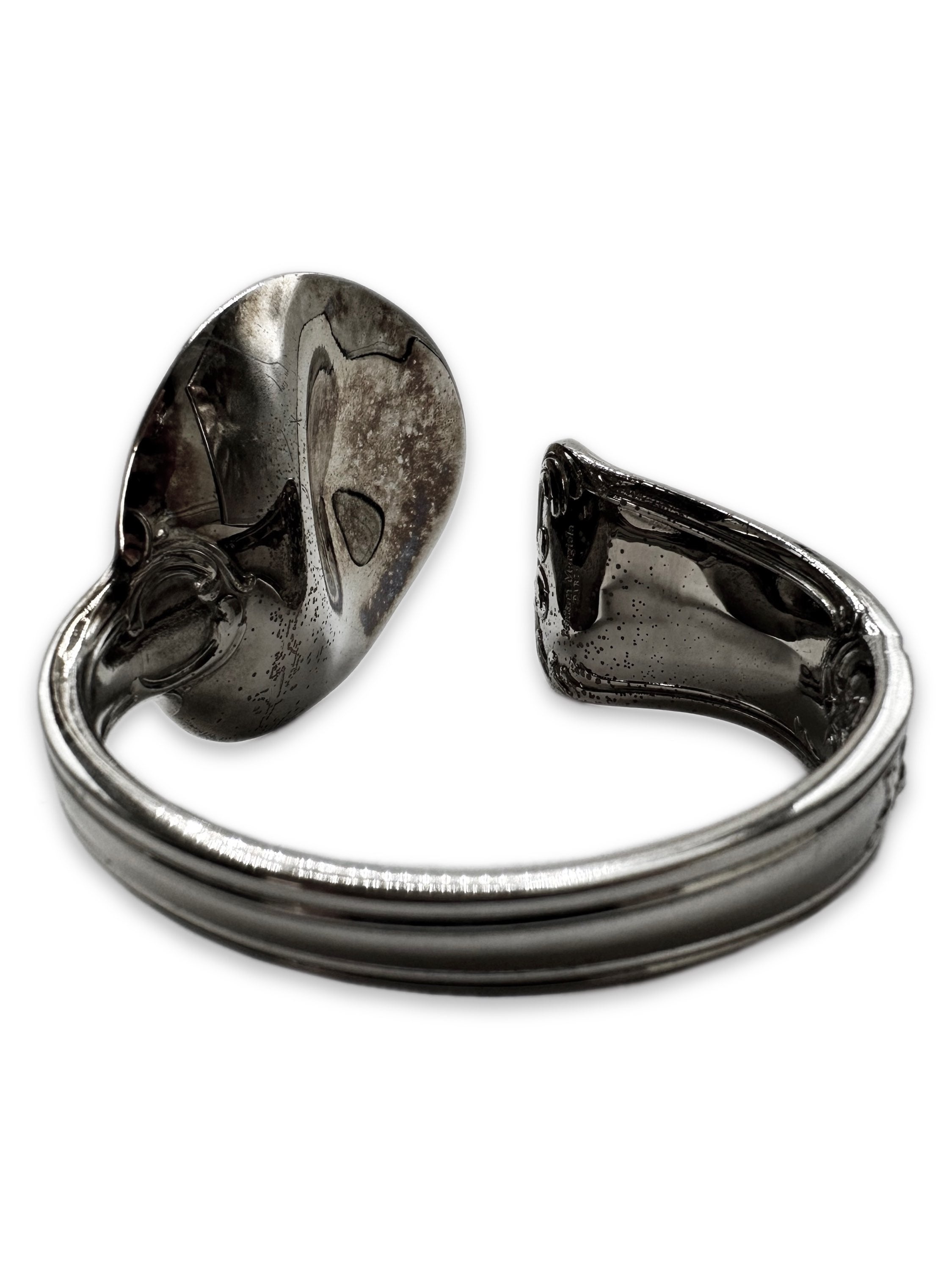 AW05 Maison Margiela 0 Artisanal ‘Spoon’ Upcycled Silver Bracelet