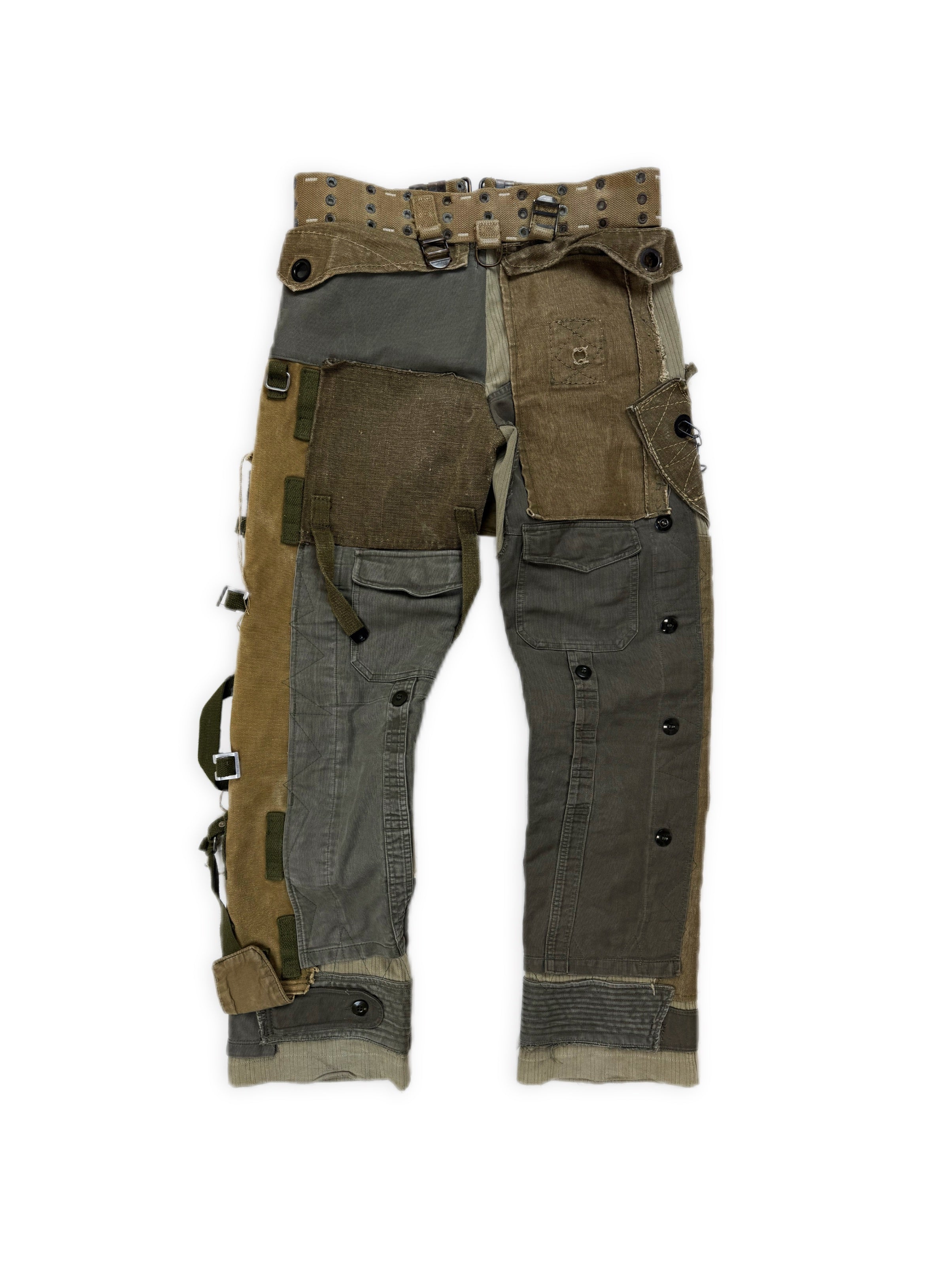 AW03 Dolce & Gabbana Reconstructed Military Hybrid Cargo Pants