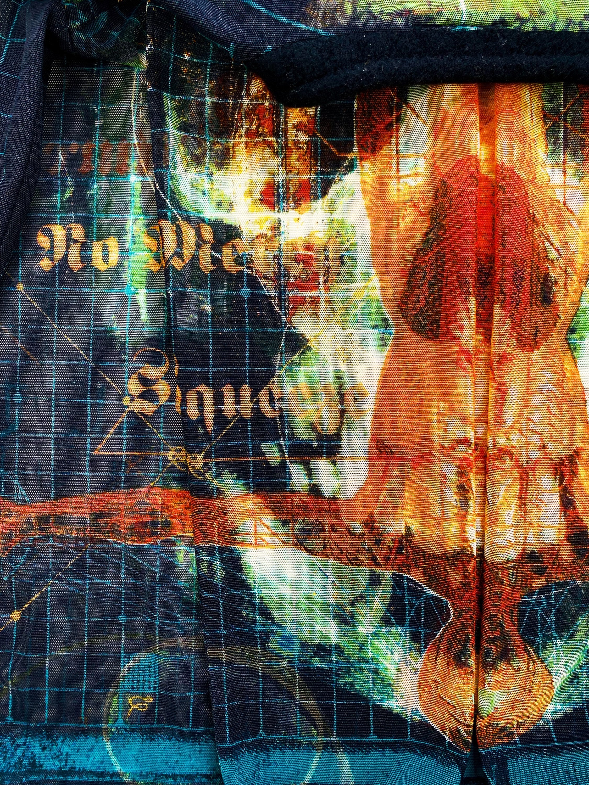 SS96 Jean Paul Gaultier ‘X-Ray’ Tattoo Mesh Longsleeve