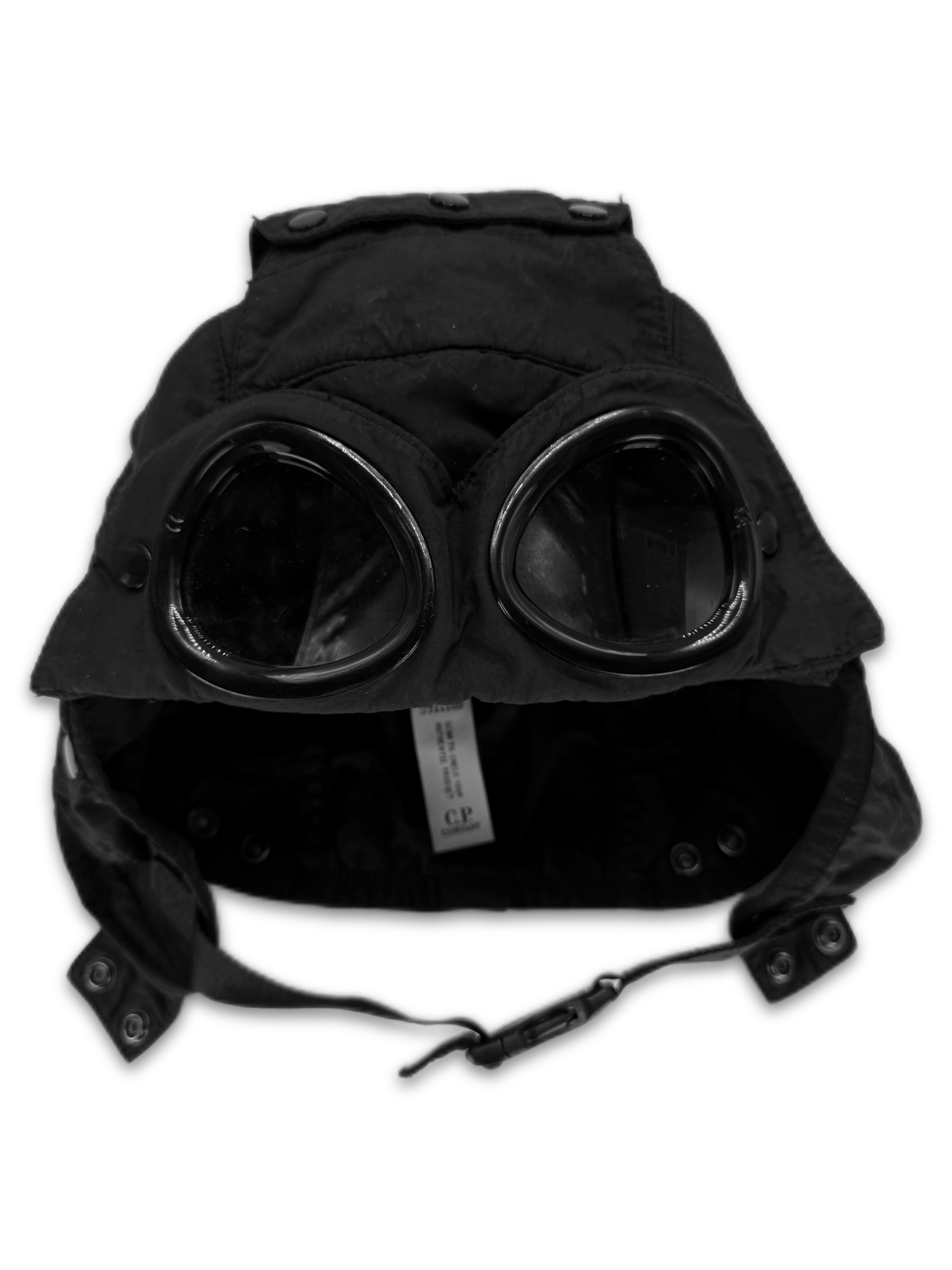 C.P. Company ‘Goggle’ Black Nylon Hat