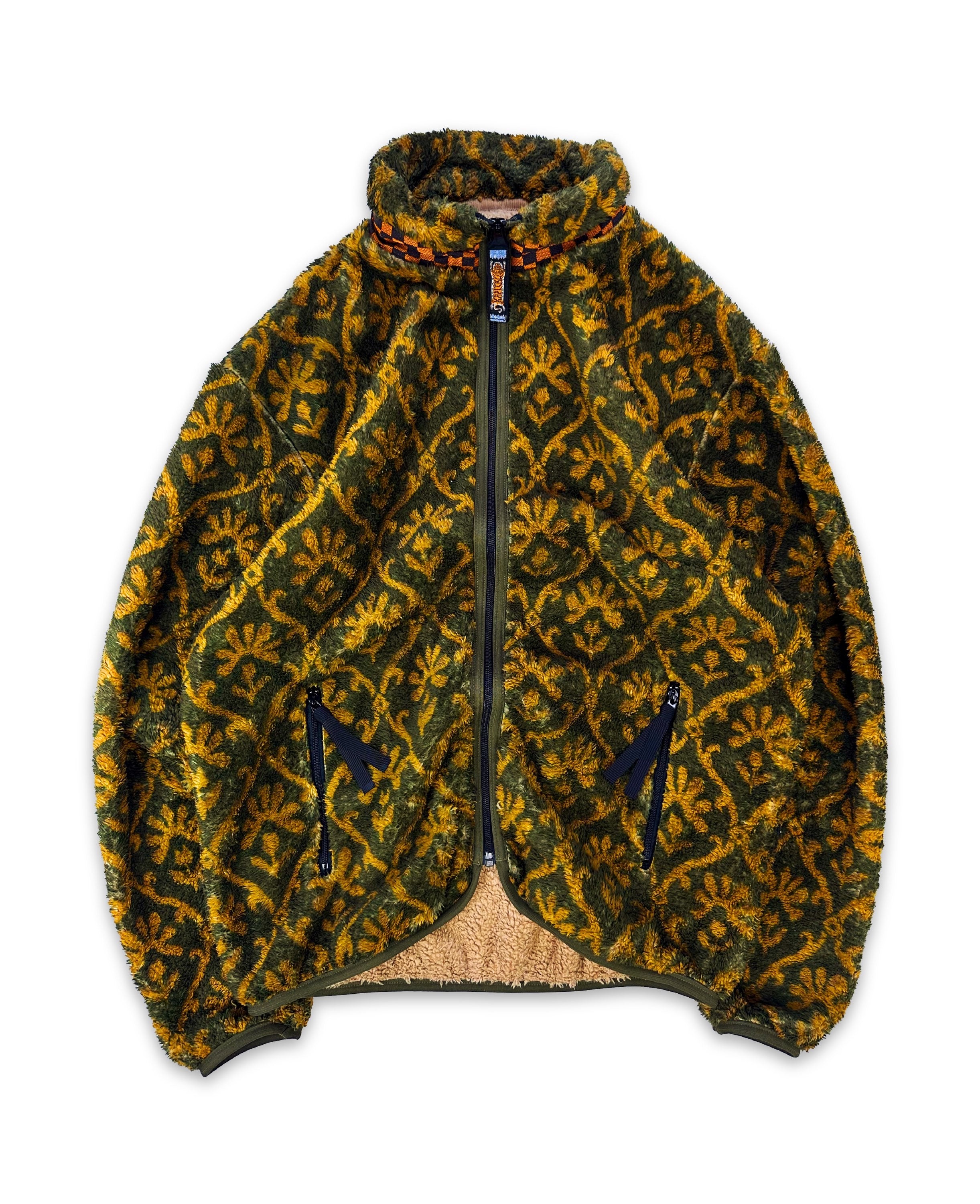 AW21 Kapital ‘Yosemite’ Arabesque Full-zip Fleece Jacket