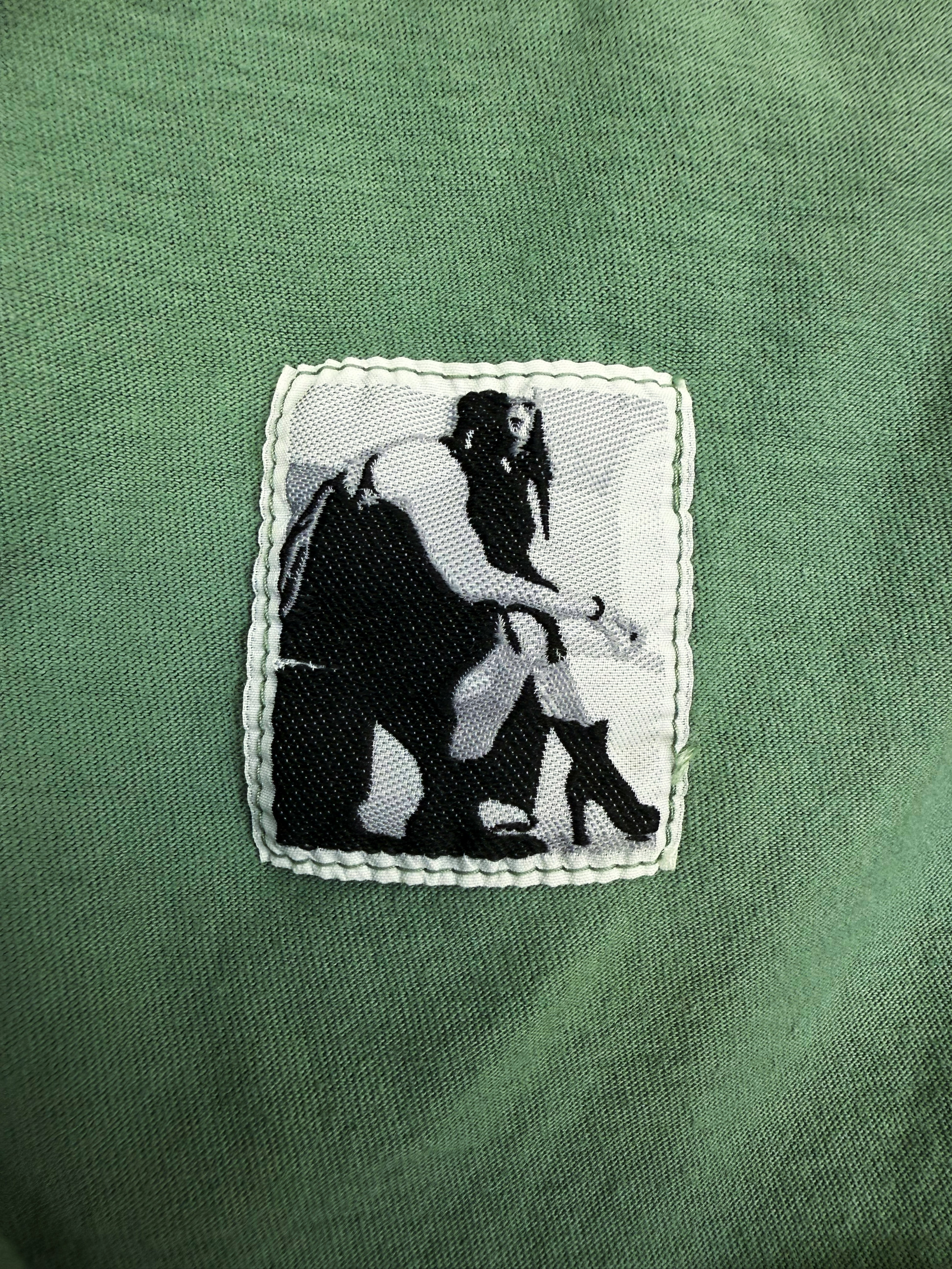 Rick Owens DRKSHDW Green Long Light Weight Hoodie