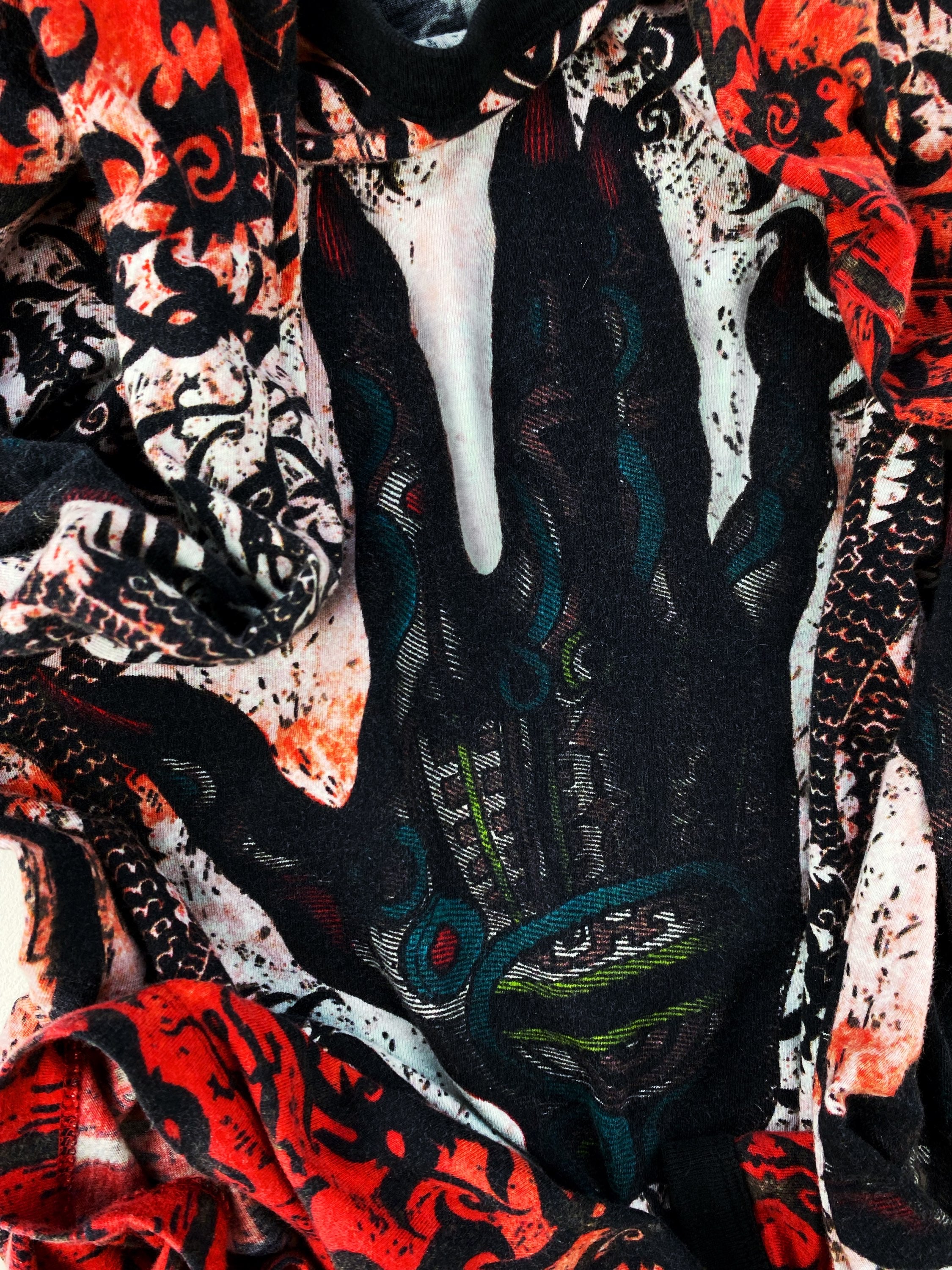 90s Jean Paul Gaultier ‘Devil’s Hand’ Gothic Tattoo Longsleeve