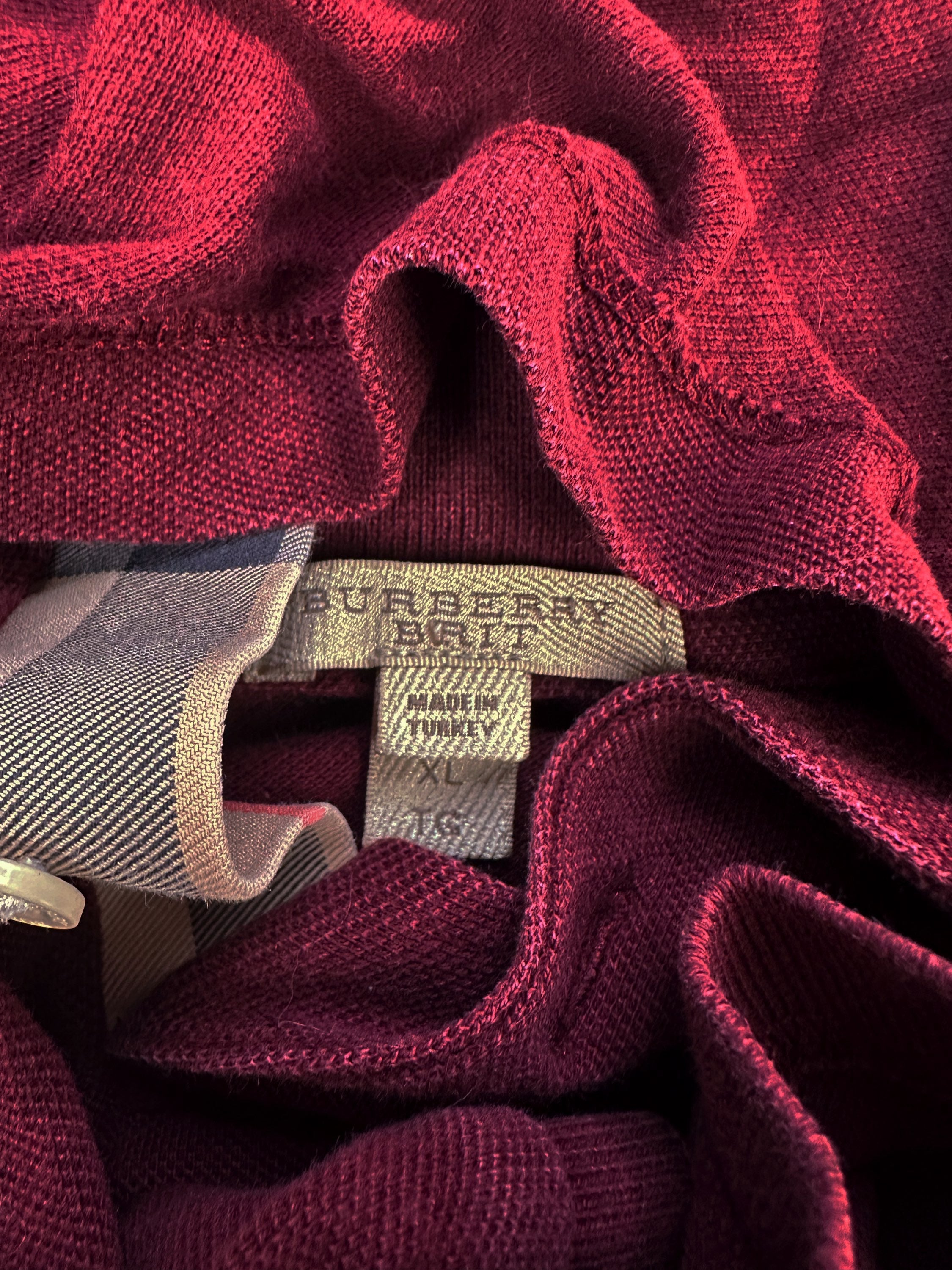 Burberry Brit Emboridered Novacheck Collared Polo