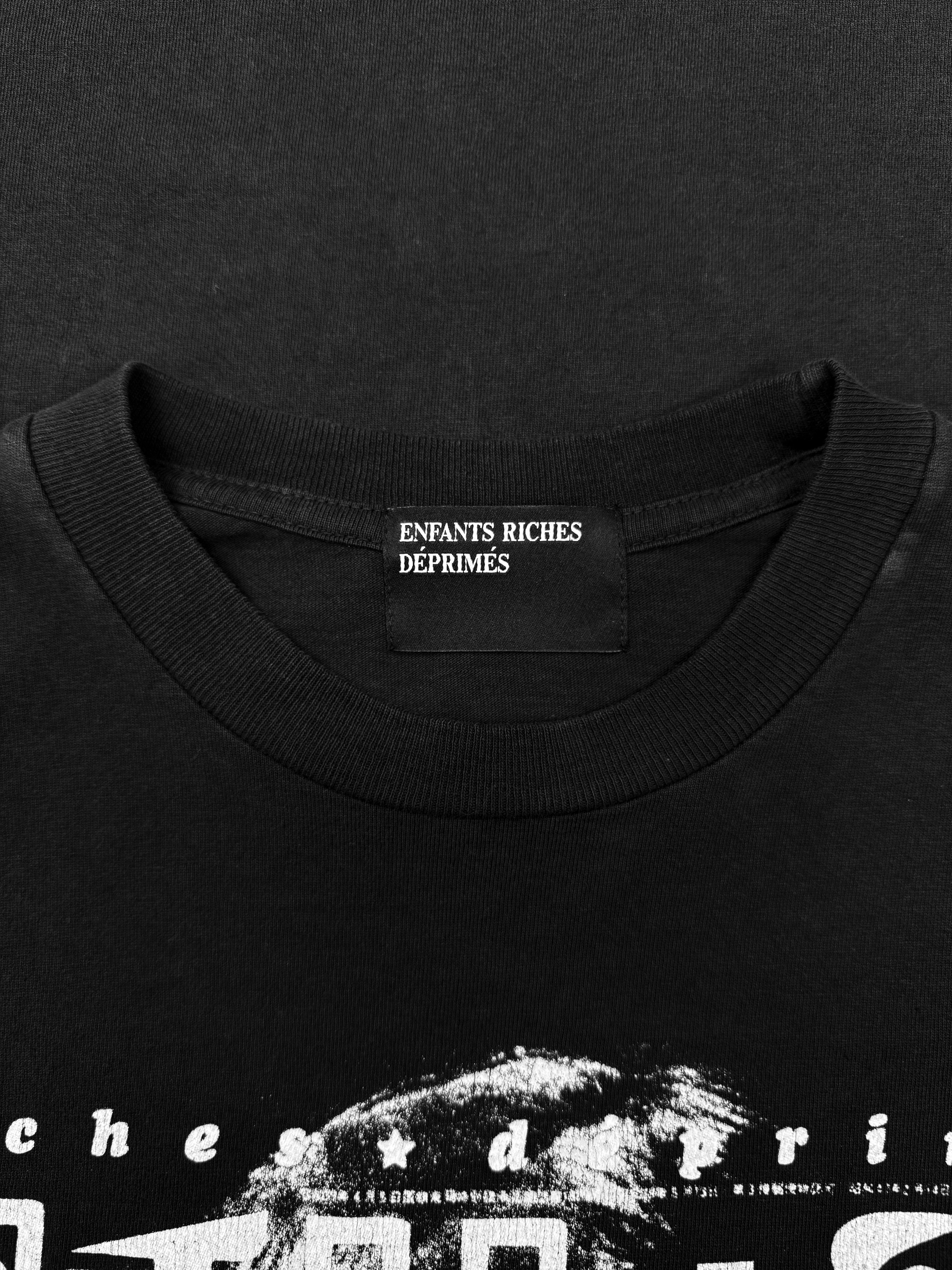SS24 Enfants Riches Deprimes ‘Exposed Christina’ Black Graphic T-Shirt