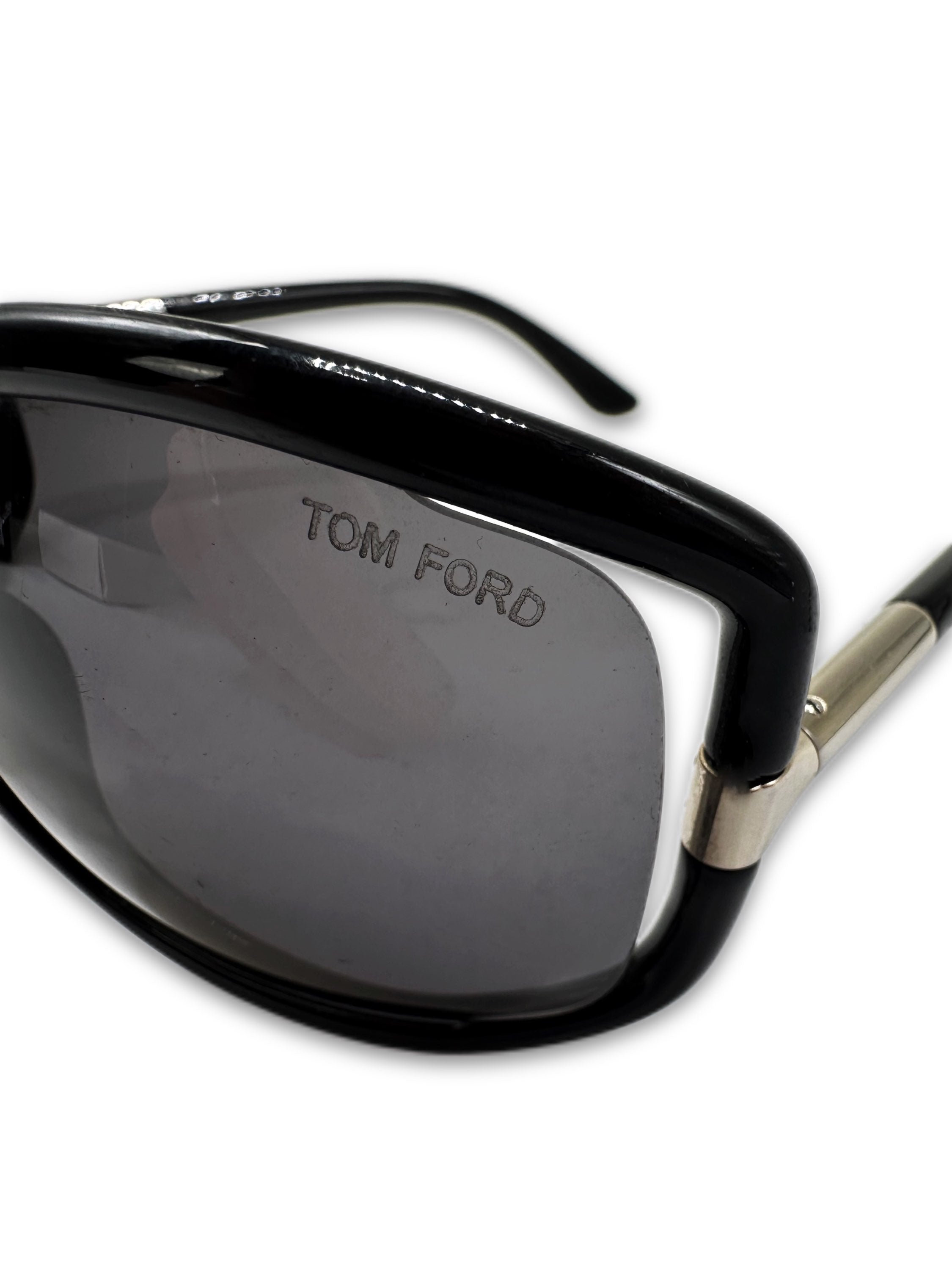 Tom Ford ‘Anais’ Cut Out Rounded Frame Sunglasses