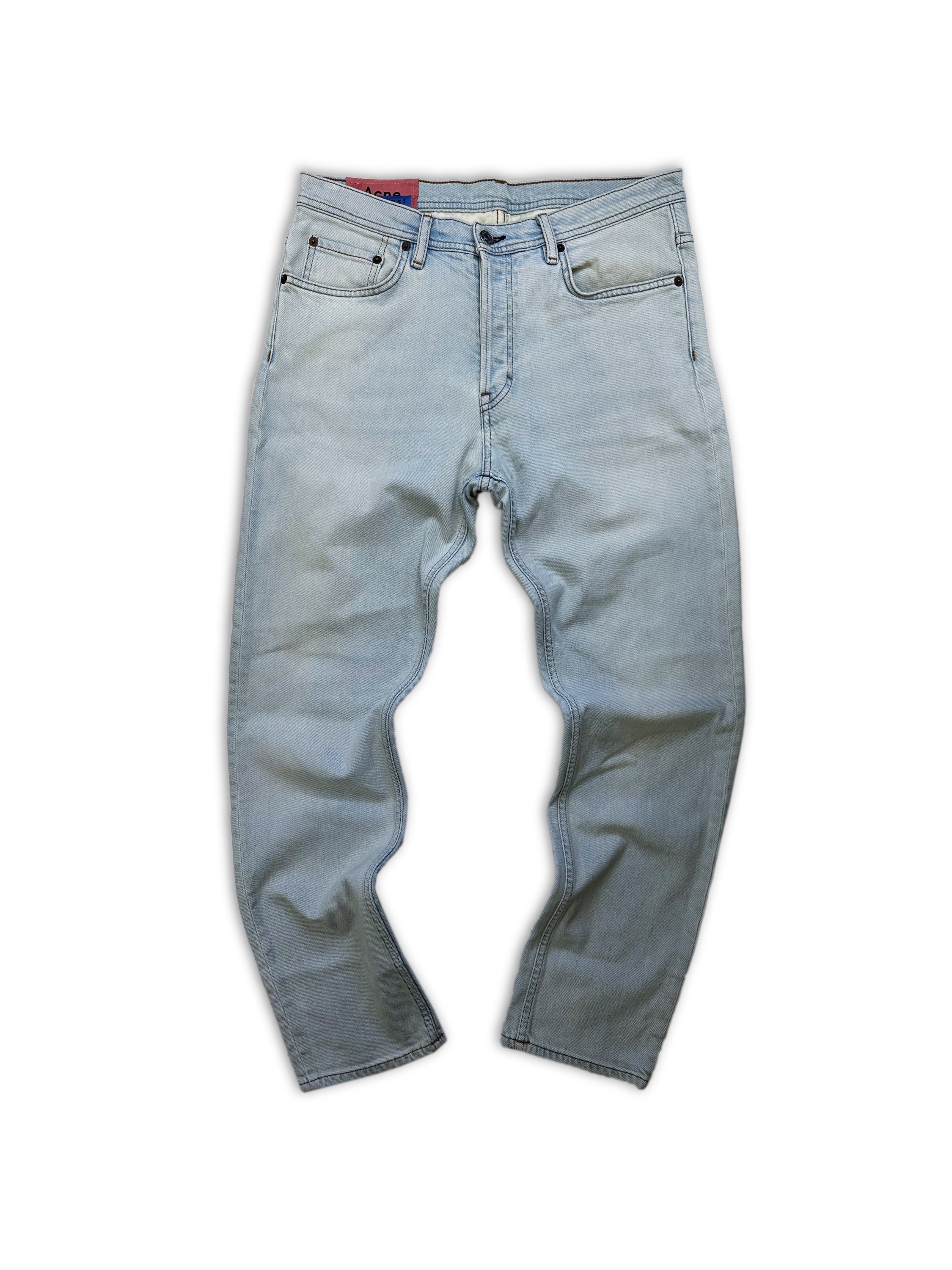 Acne Studios Blue Acid Wash 5 Pocket Denim