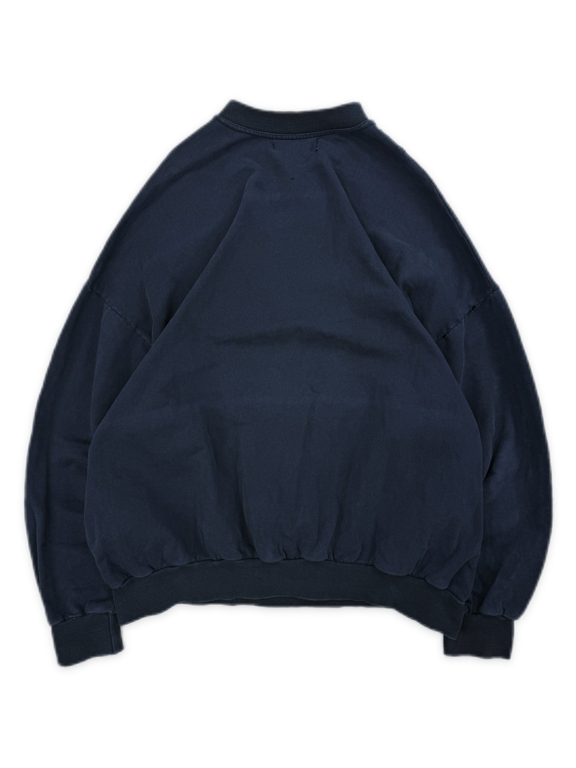 AW02 Raf Simons ‘Thorns’ Virginia Creeper Raglan Navy Blue Crewneck