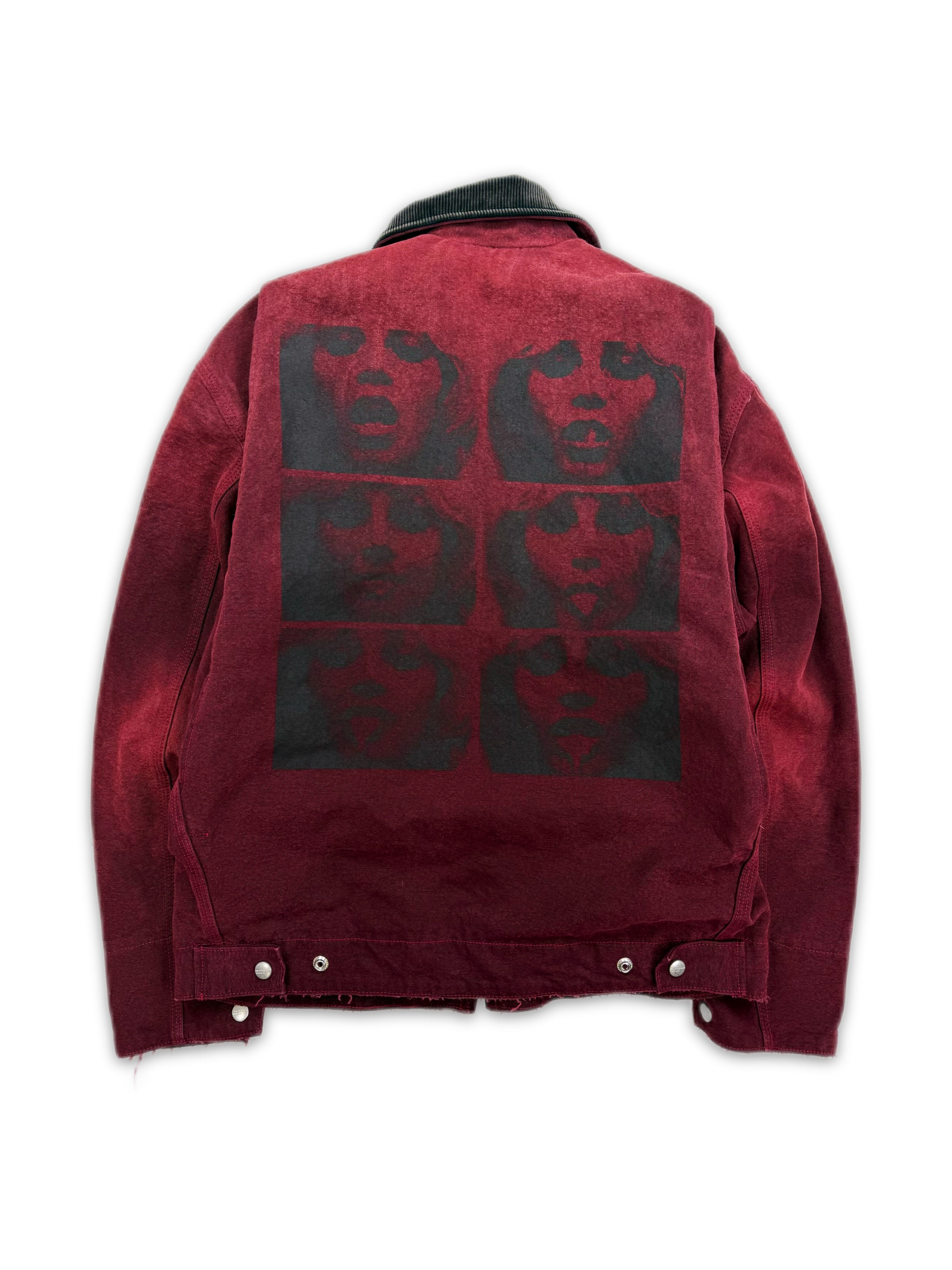 AW24 ENFANTS RICHES DEPRIMES 'FACES' BLANKET LINED WORK JACKET