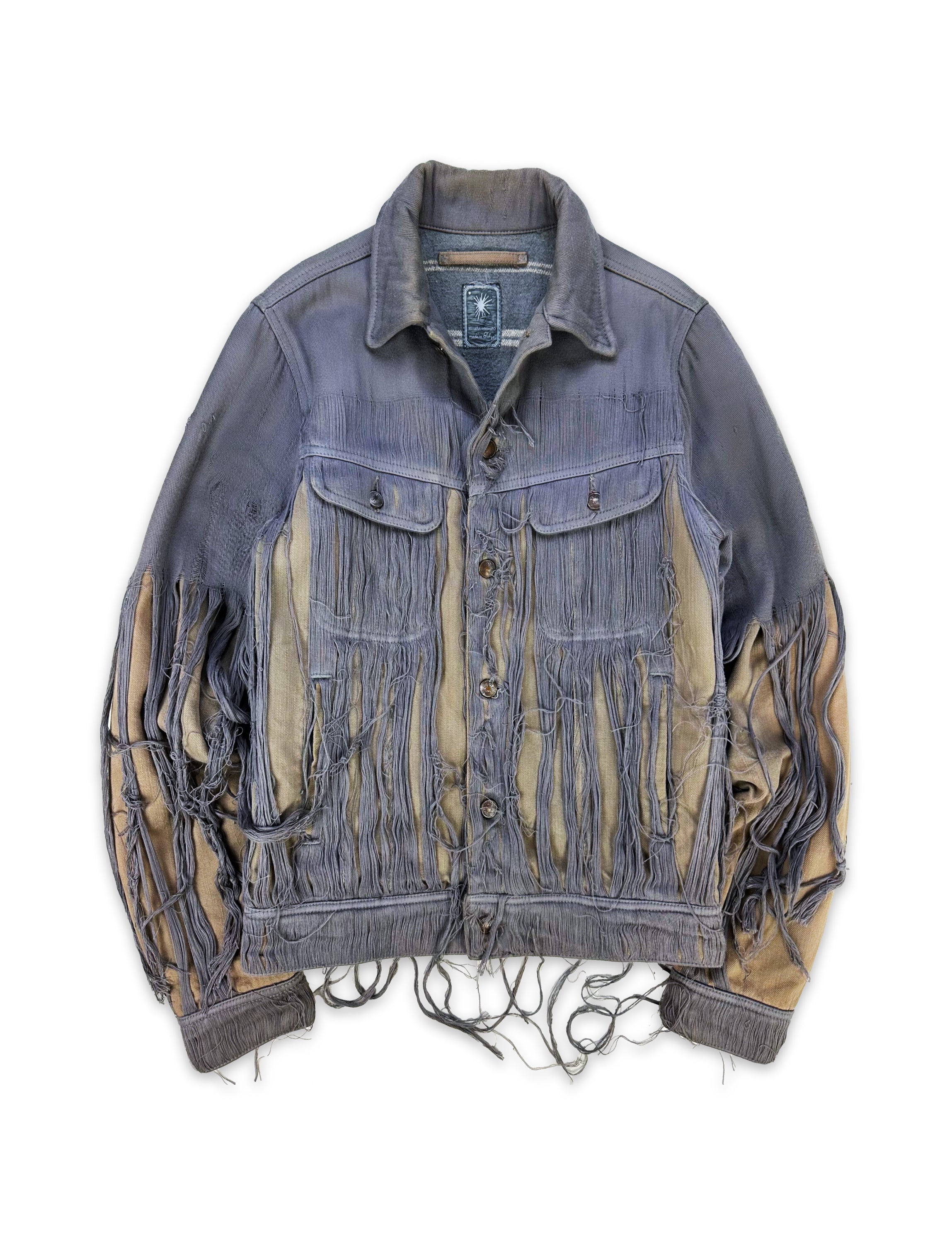 AW07 Mihara Yasuhiro ‘Mummy’ Distressed Lilac Jacket