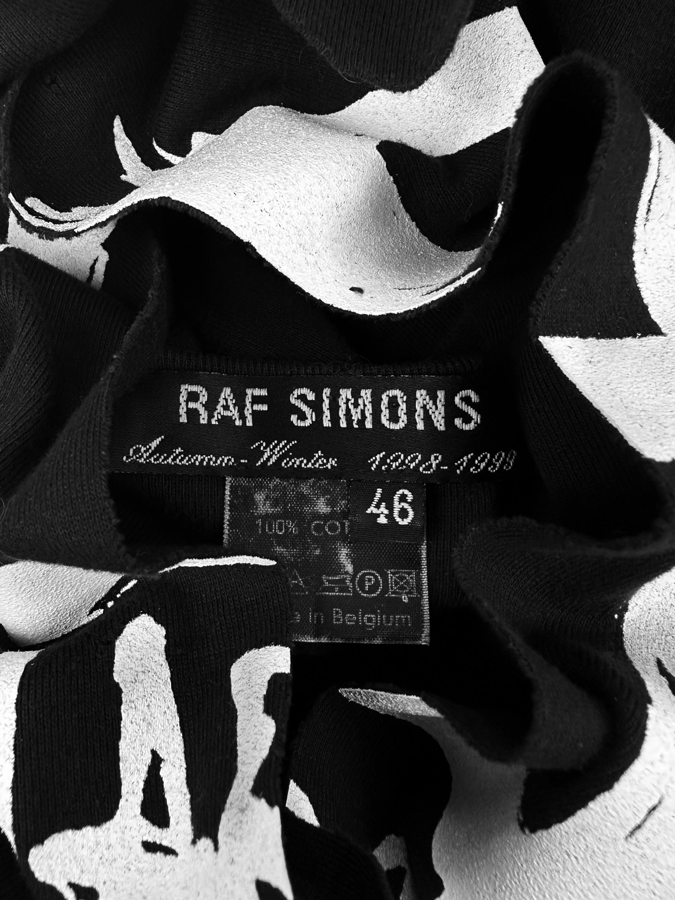 AW98 Raf Simons ‘Anarchy’ Motif Radioactivity Split Vest