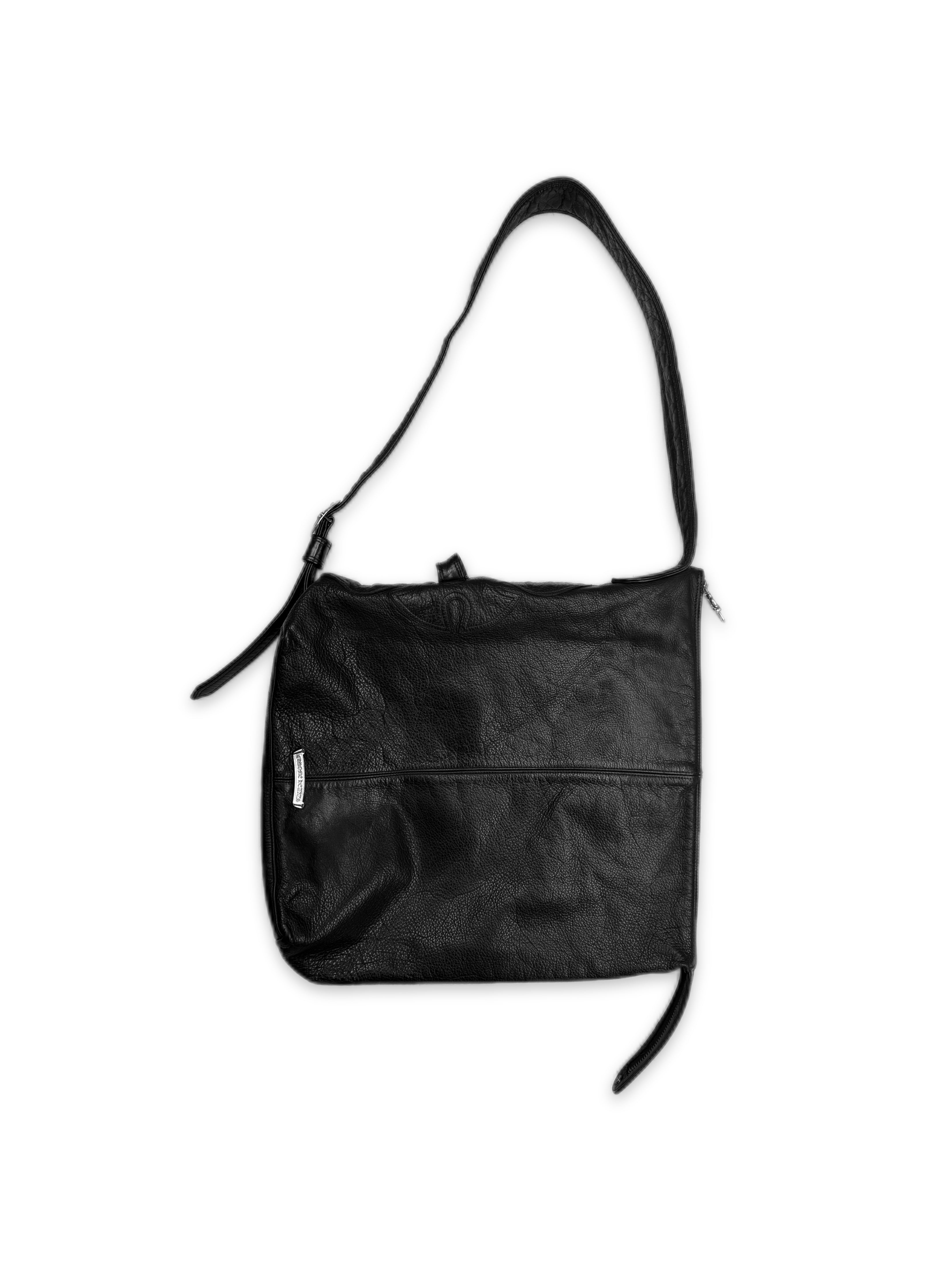Chrome Hearts Lelo Fleur Leather Cross Body Gunslinger Bag