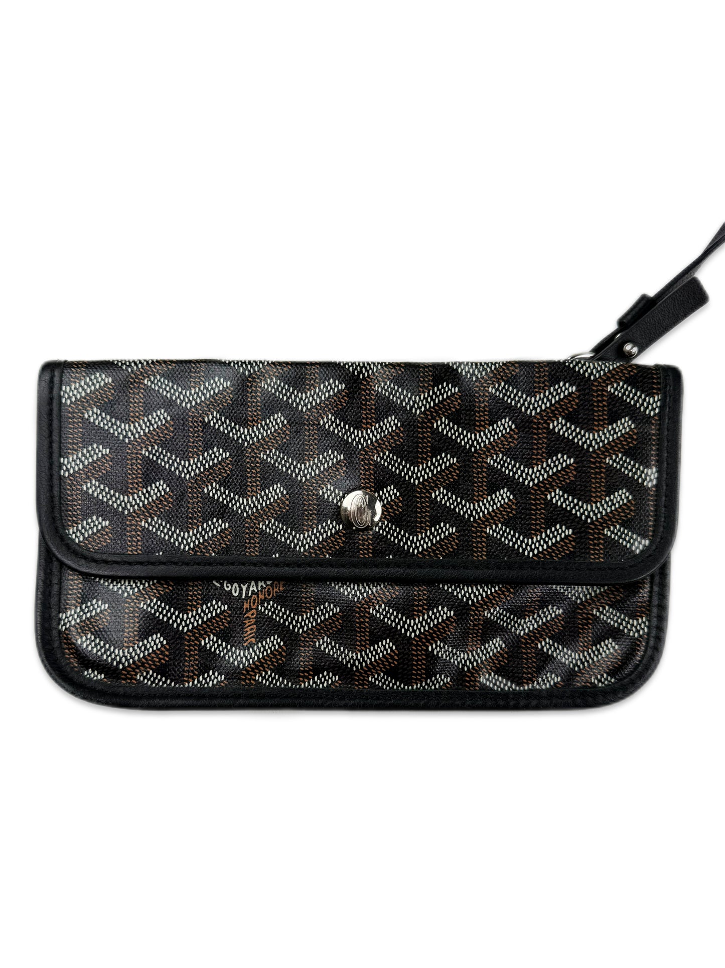 Goyard Noir Saint Louis GM Monogram Hand Painted Tote Bag