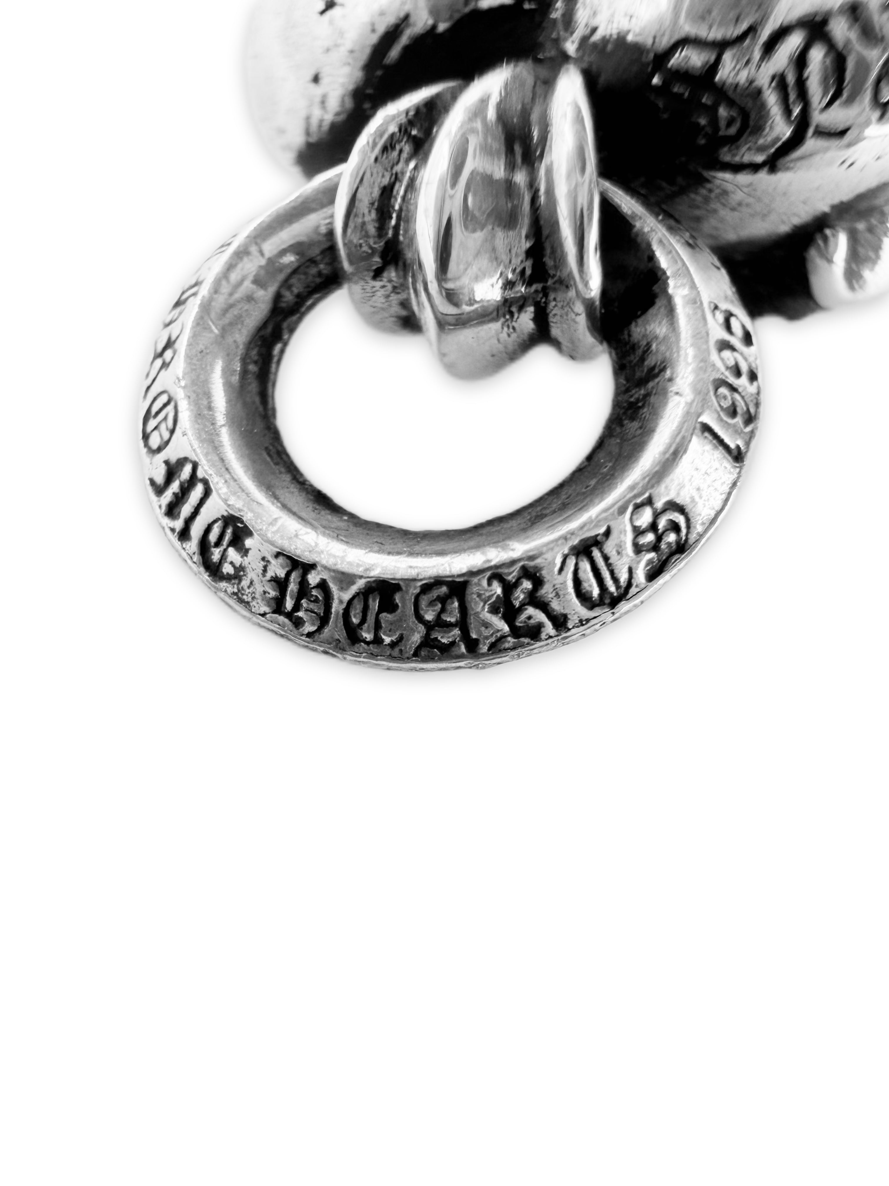 Chrome Hearts Crying Heart .925 Silver Pendant