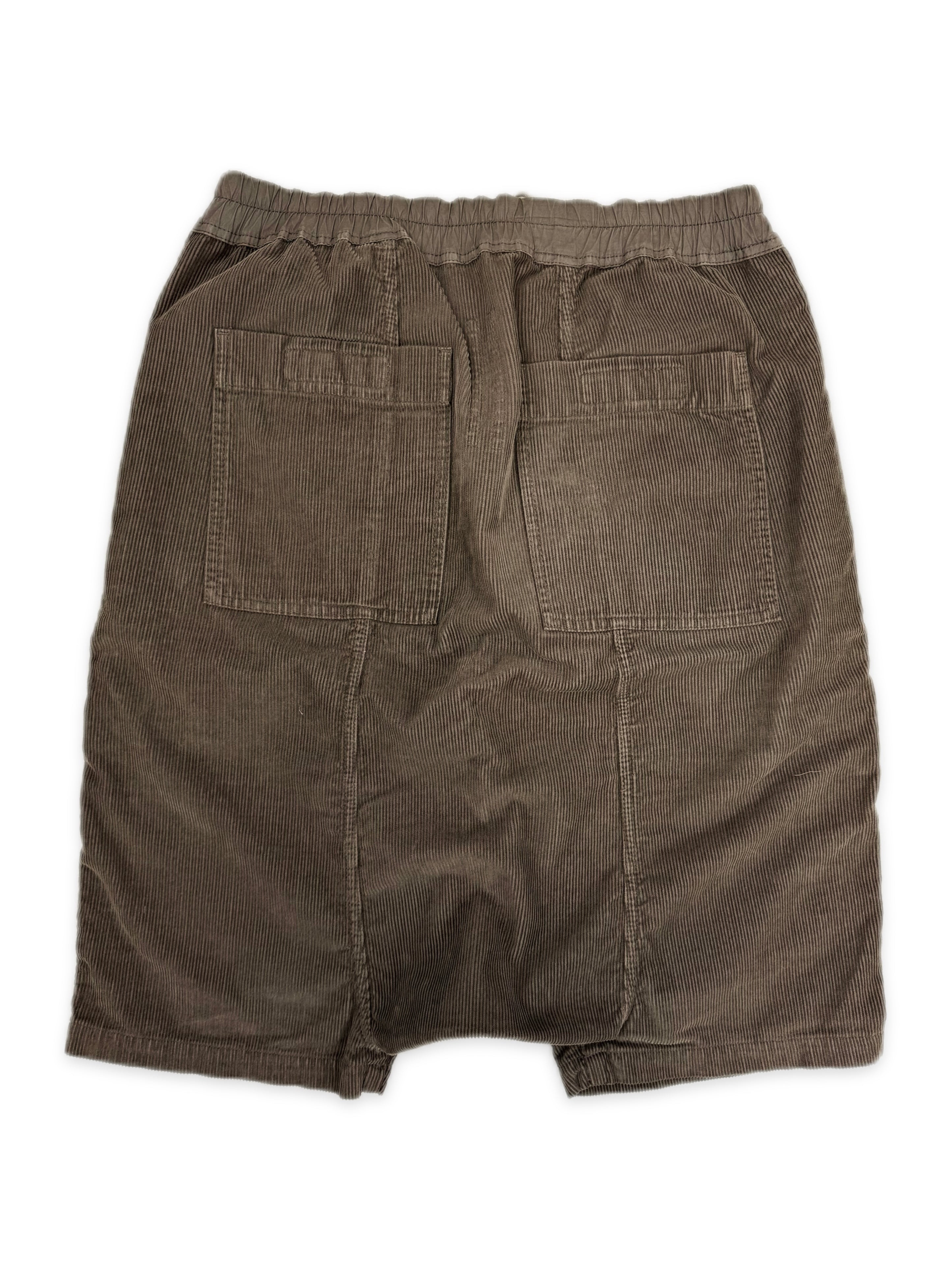AW13 Rick Owens Corduroy Drop Crotch Shorts