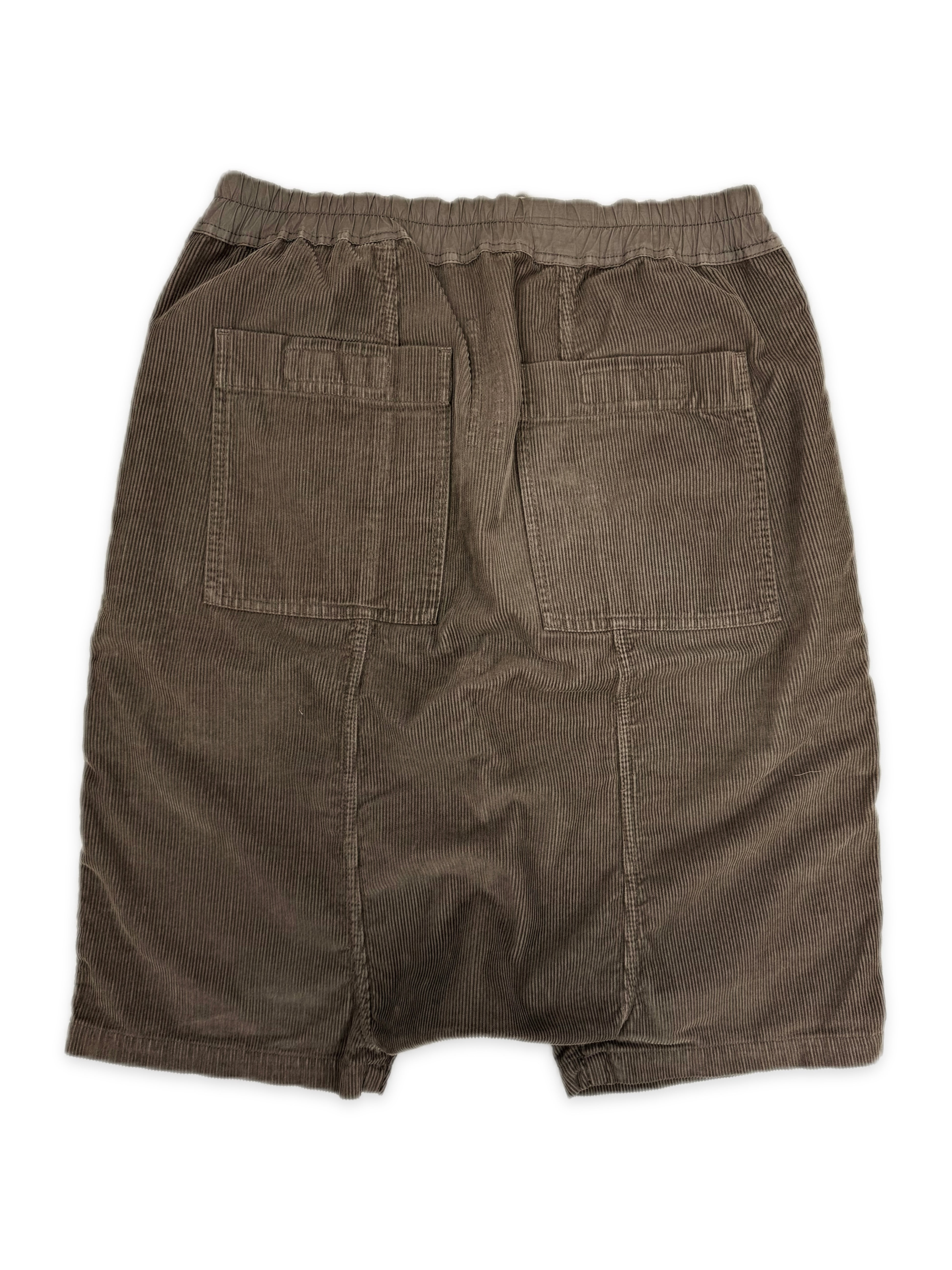 AW13 Rick Owens Corduroy Drop Crotch Shorts